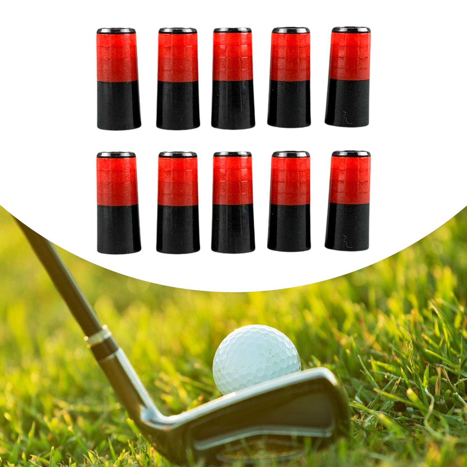 10x Golf Iron Ferrules .355 Beginner End Caps for Golf Course Outdoor Sports