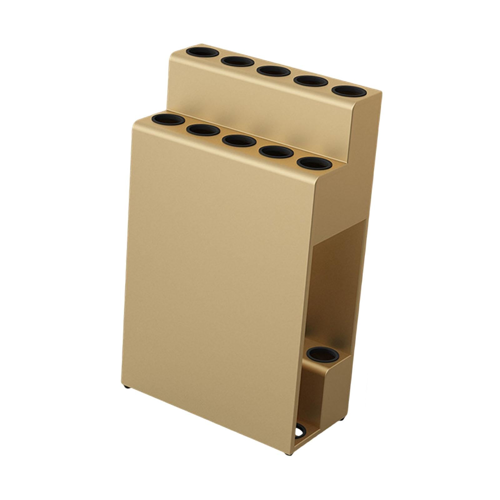 Pool Cue Holder Multifunction Decor Billiards Rack for Garage Outdoor Sports Gold