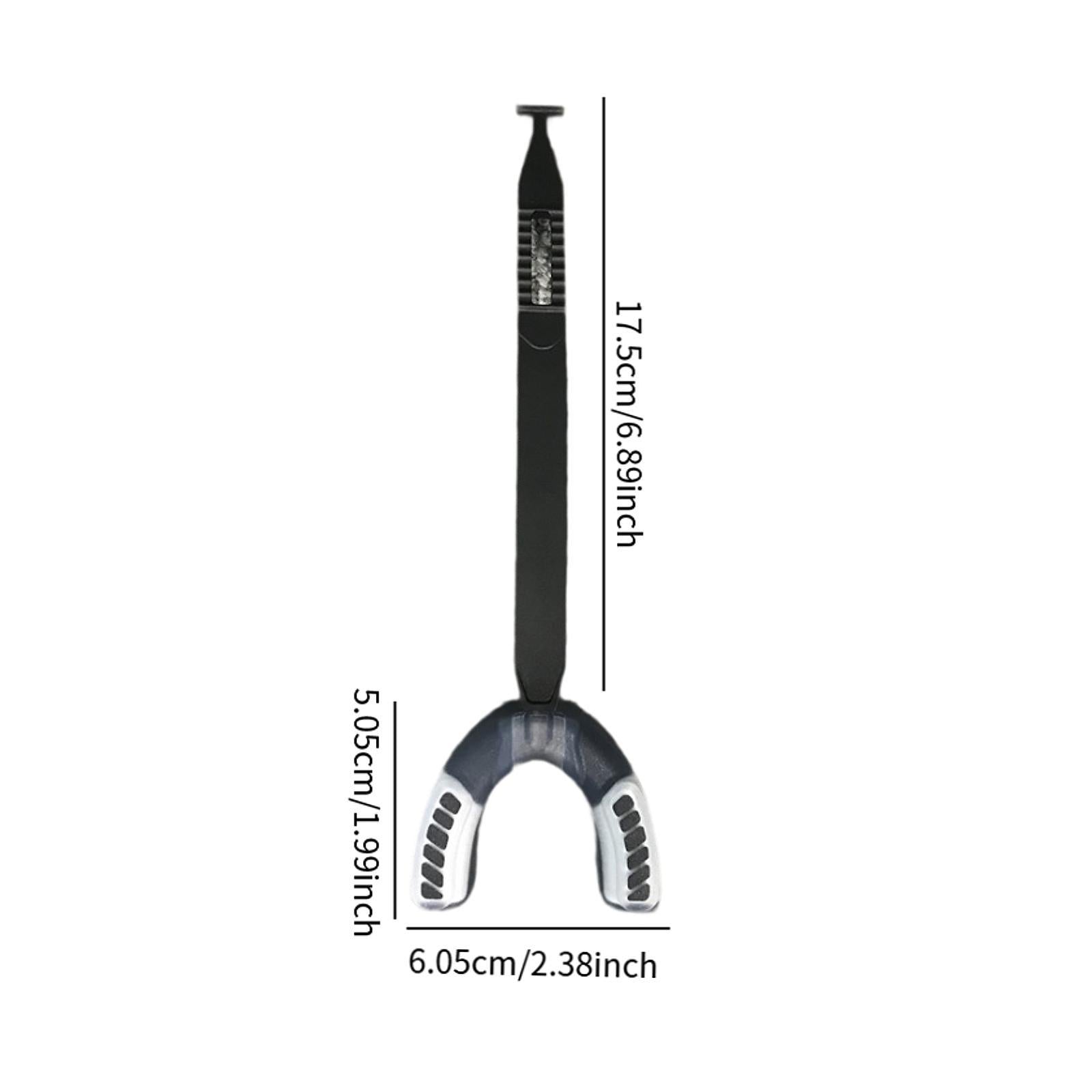 Sports Mouthguard with Strap EVA Gum Protector for Softball Taekwondo Hockey Black White