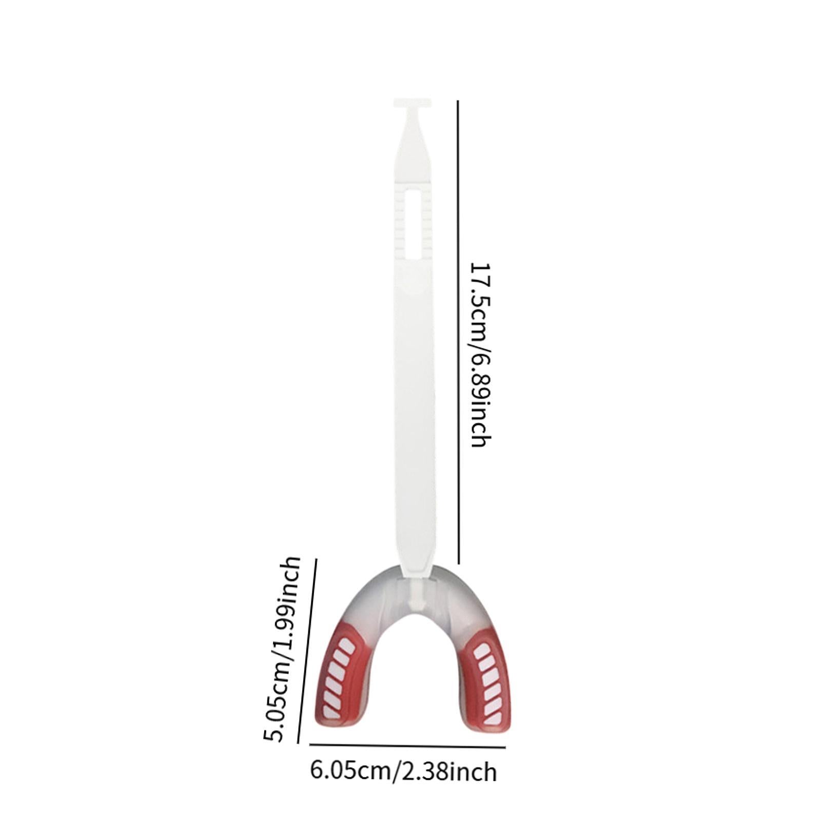 Sports Mouthguard with Strap EVA Gum Protector for Softball Taekwondo Hockey White Red