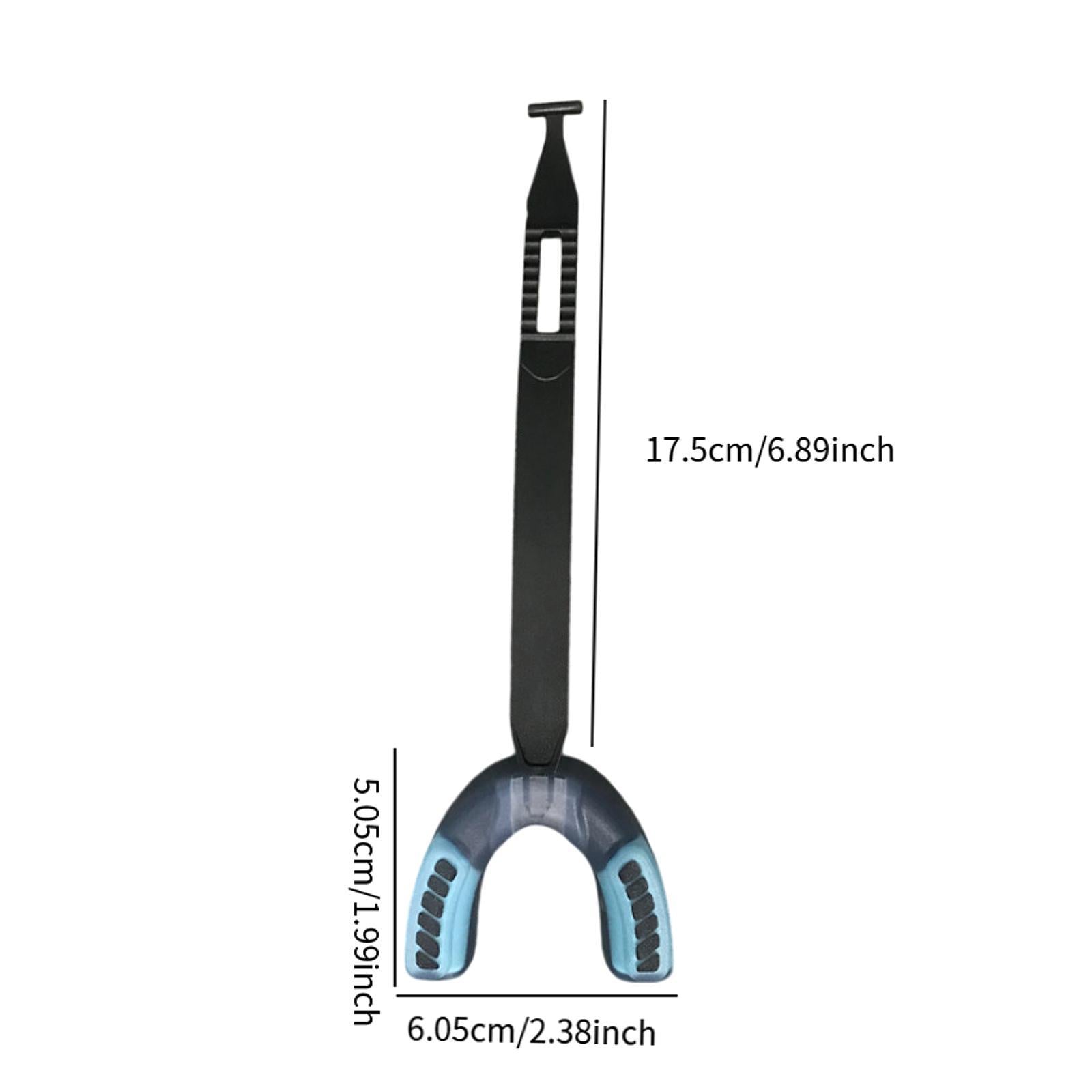 Sports Mouthguard with Strap EVA Gum Protector for Softball Taekwondo Hockey Black Blue