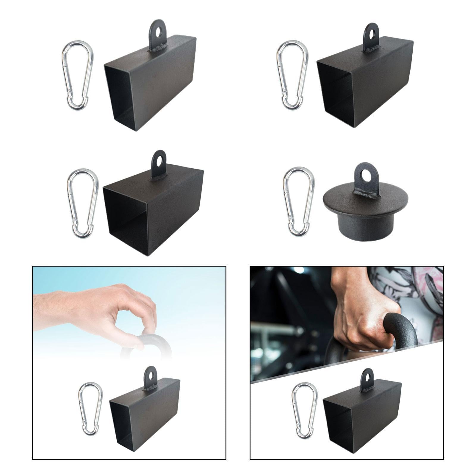 Pinch Block Iron Portable Weight for Gymnastic Back Rows Rock Climbing Square 4 cmx8 cm