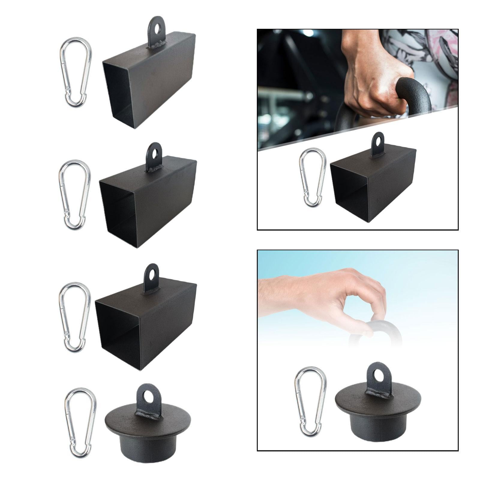 Pinch Block Iron Portable Weight for Gymnastic Back Rows Rock Climbing Square 4 cmx8 cm