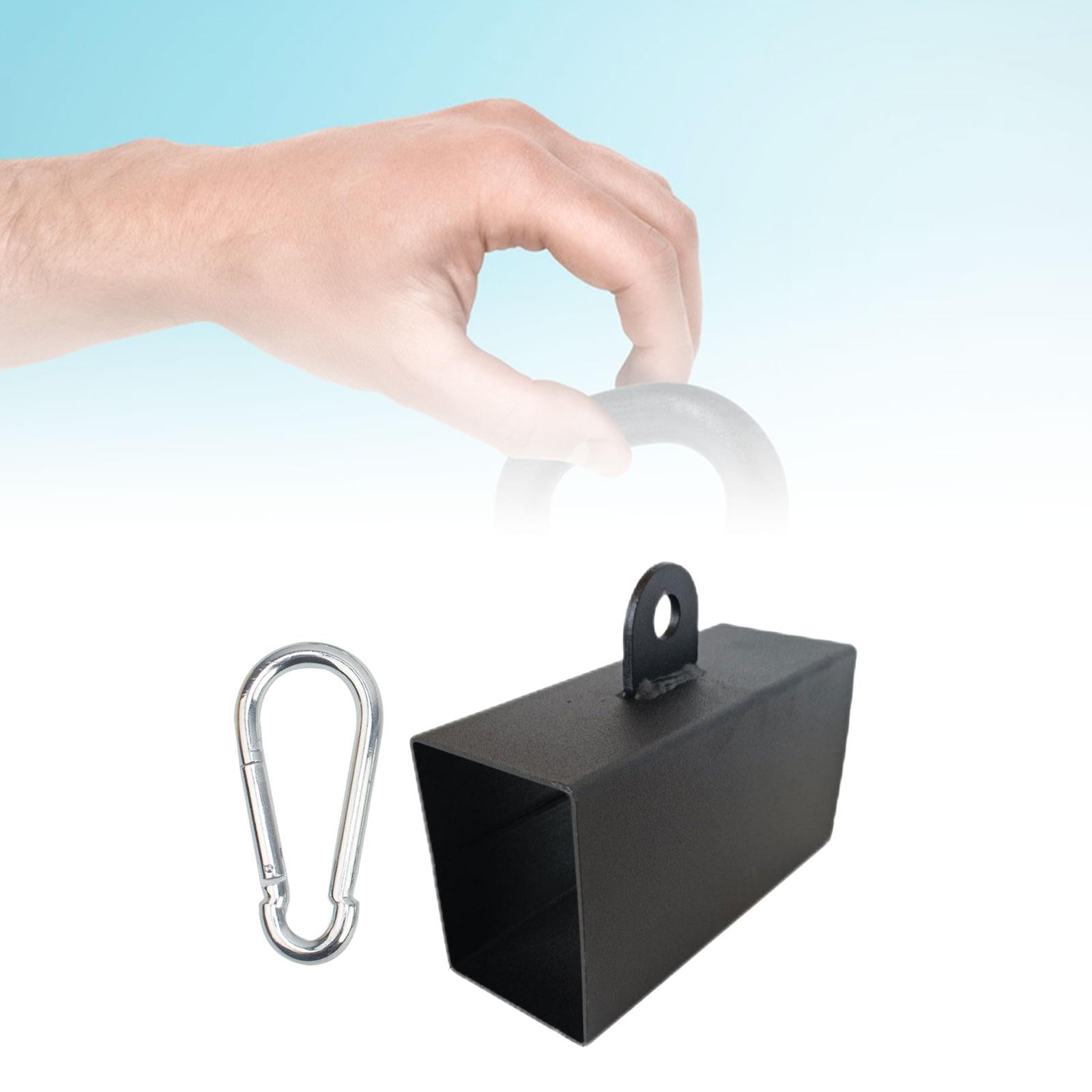 Pinch Block Iron Portable Weight for Gymnastic Back Rows Rock Climbing Square 6 cmx8 cm