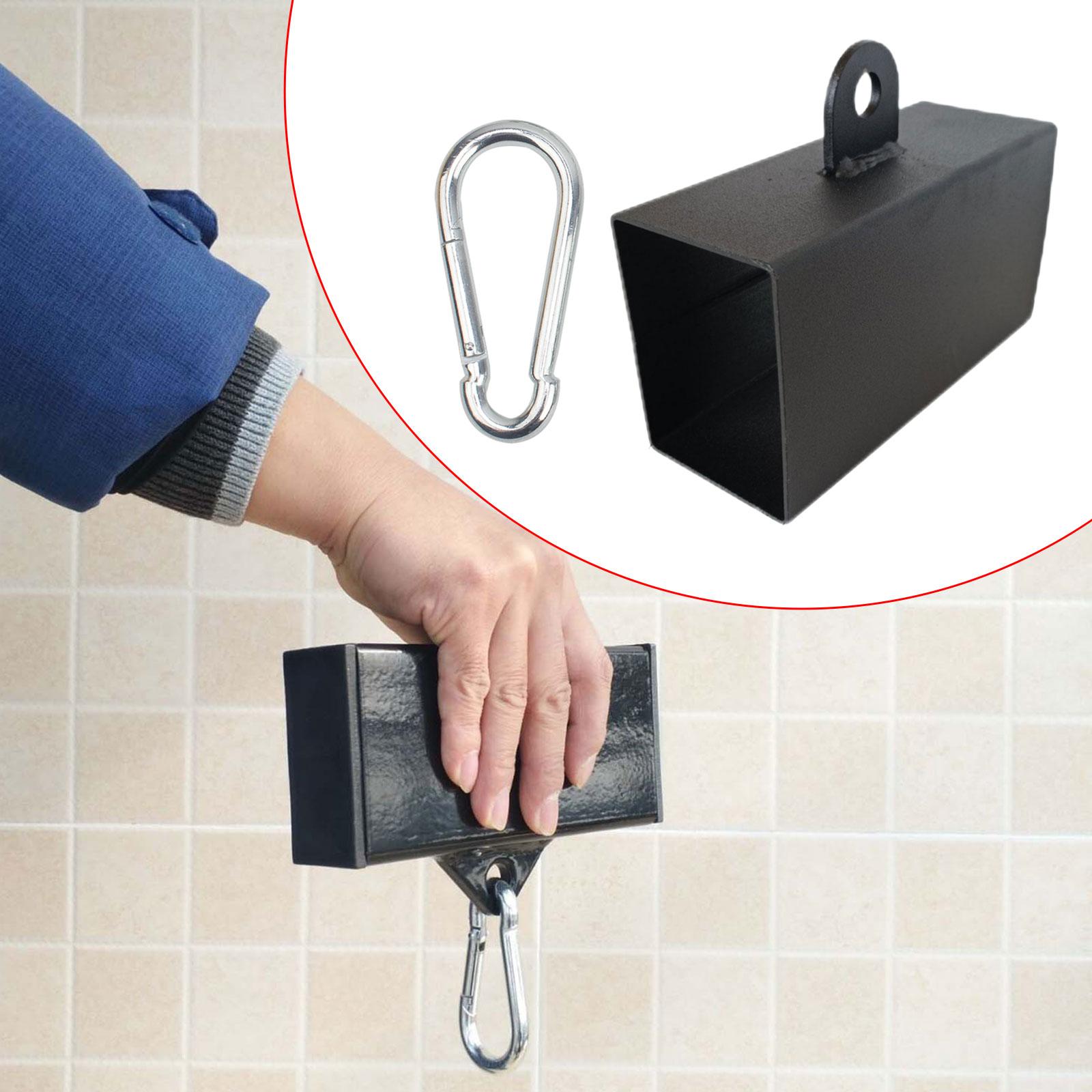 Pinch Block Iron Portable Weight for Gymnastic Back Rows Rock Climbing Square 6 cmx8 cm
