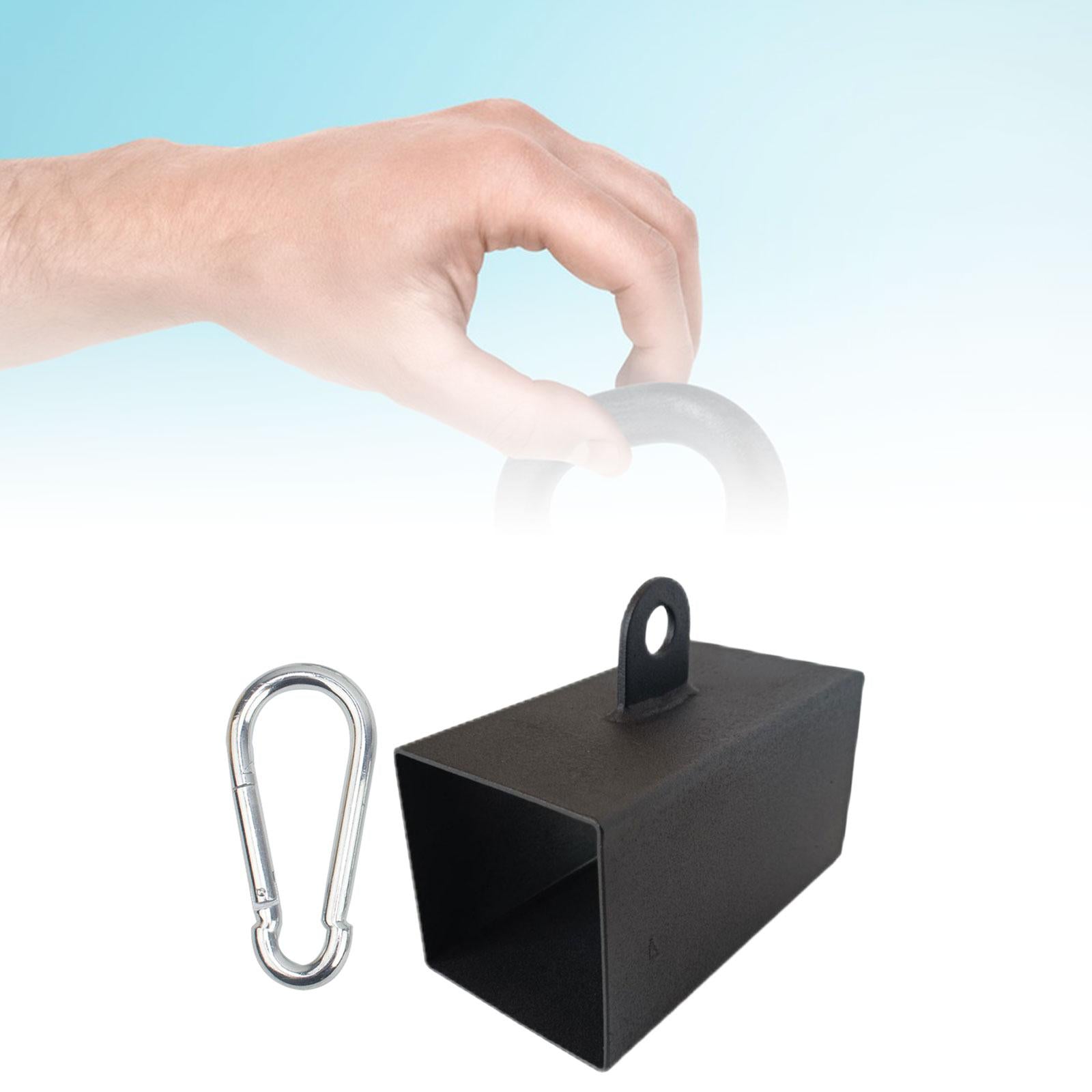 Pinch Block Iron Portable Weight for Gymnastic Back Rows Rock Climbing Square Shape 8 cmx8 cm
