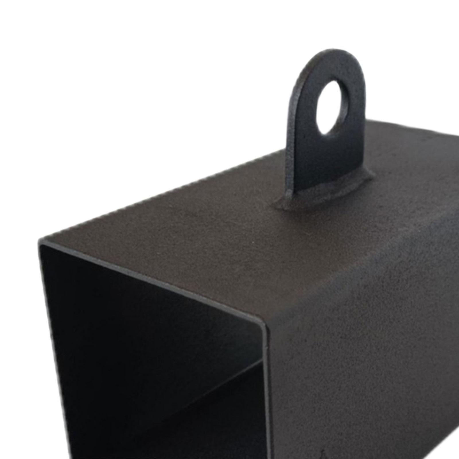 Pinch Block Iron Portable Weight for Gymnastic Back Rows Rock Climbing Square Shape 8 cmx8 cm