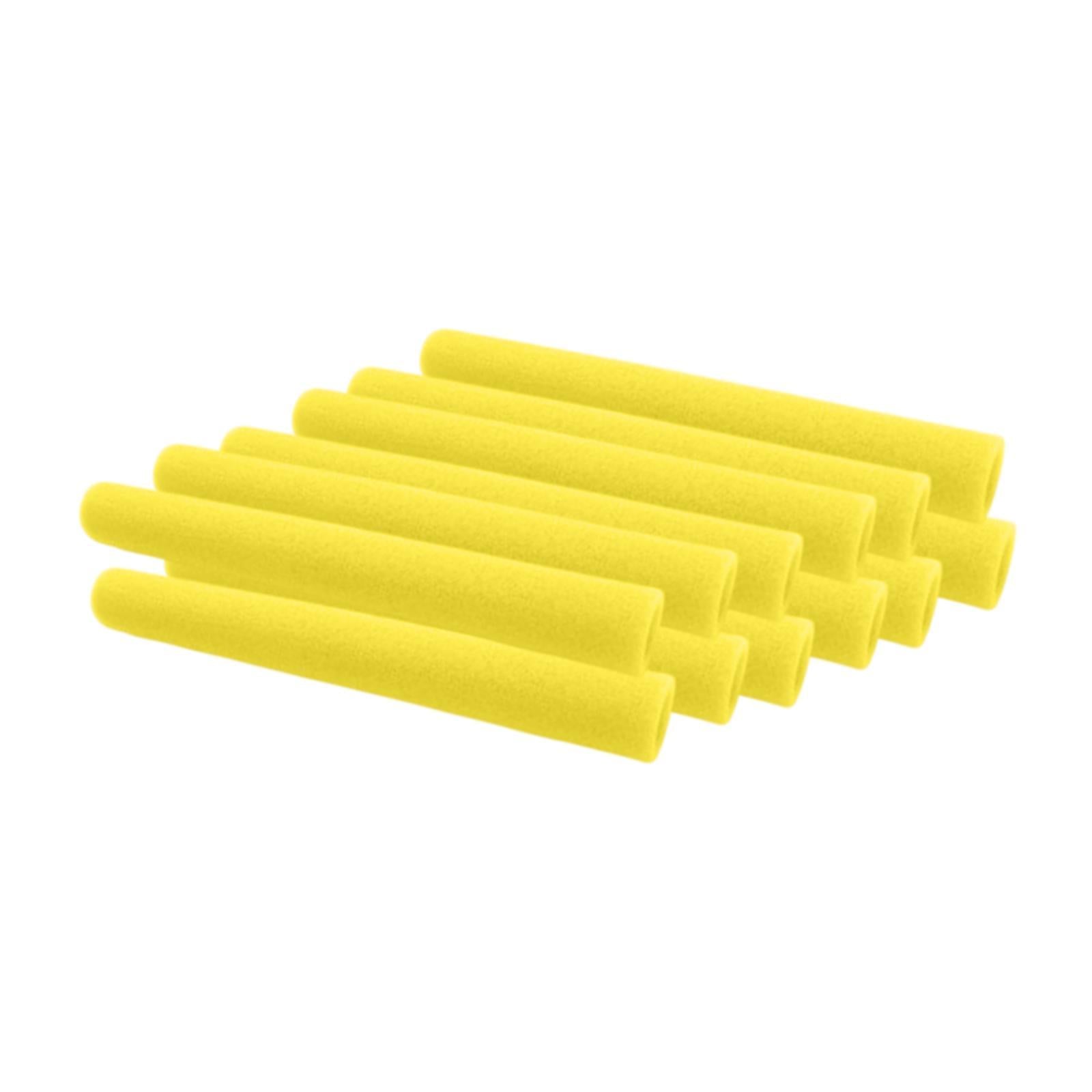 12Pcs Trampoline Pole Foam Sleeves Soft Protector Indoor Outdoor Replacement Yellow