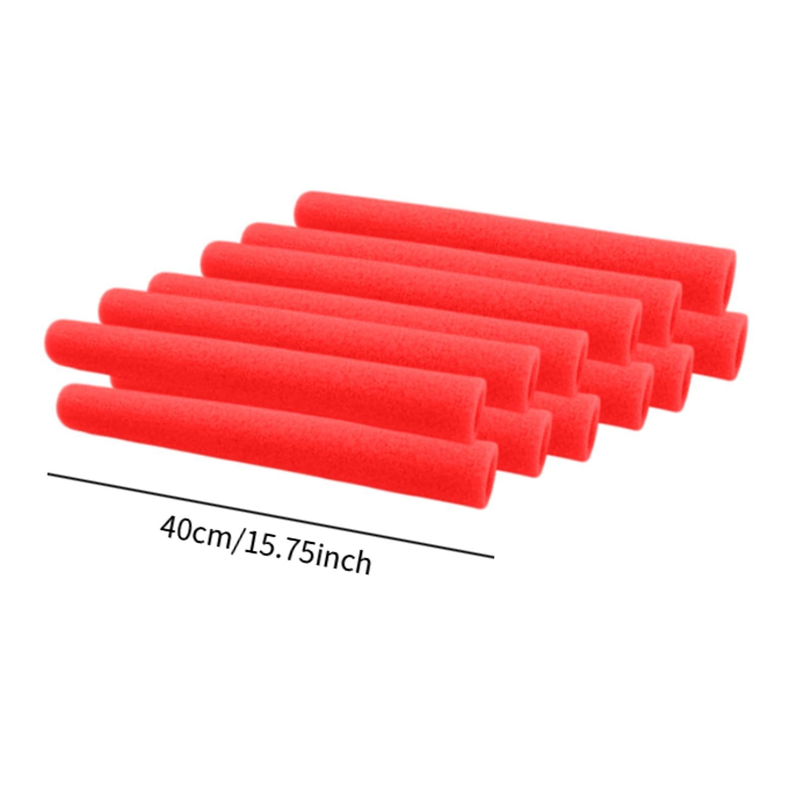 12Pcs Trampoline Pole Foam Sleeves Soft Protector Indoor Outdoor Replacement Red