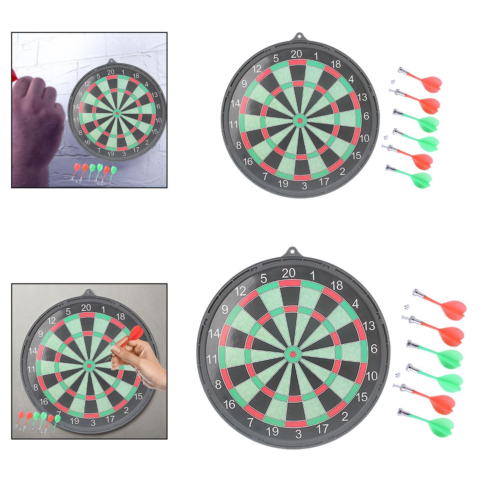 Magnetic Dart Board Set Portable Games Set Dart Board for Home Garden Outside Diameter 38.5cm