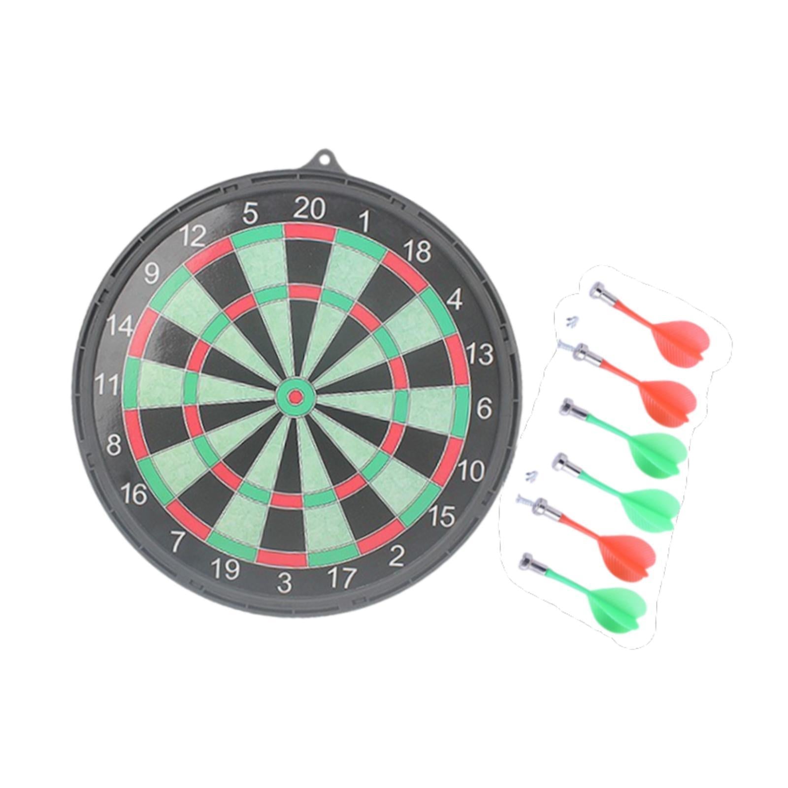 Magnetic Dart Board Set Portable Games Set Dart Board for Home Garden Outside Diameter 38.5cm