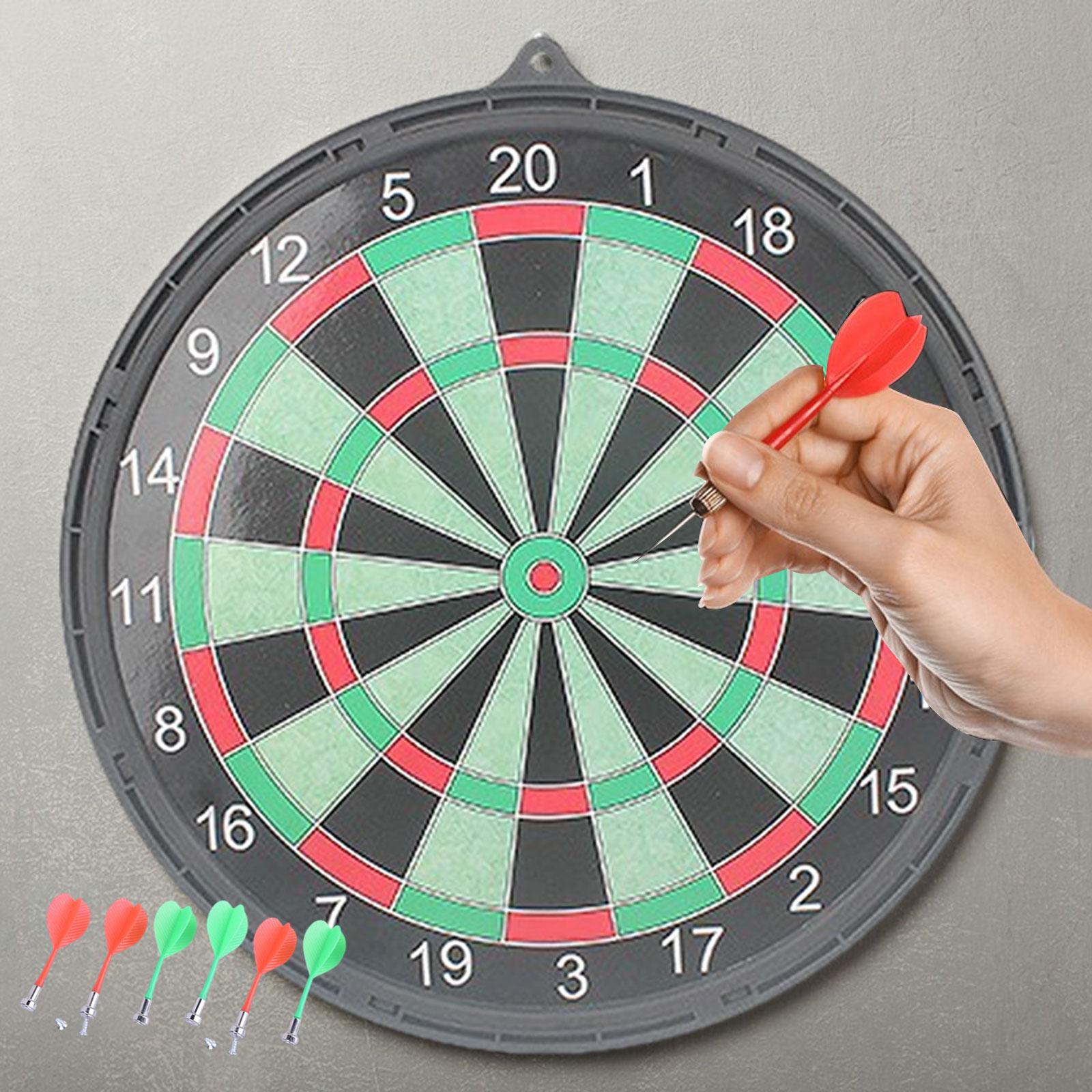 Magnetic Dart Board Set Portable Games Set Dart Board for Home Garden Outside Diameter 42.5cm