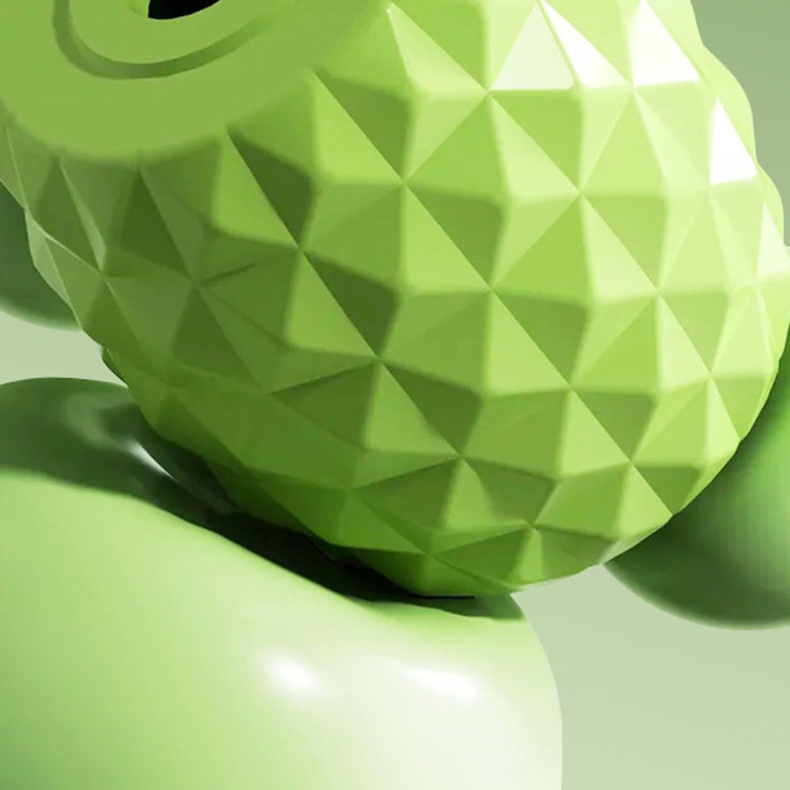 Circular Leg Clamp Portable Supplies Muscle Roller for Travel Home Full Body Green