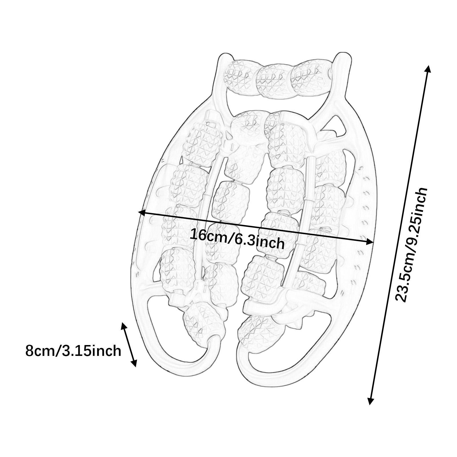 Circular Leg Clamp Portable Supplies Muscle Roller for Travel Home Full Body Pink