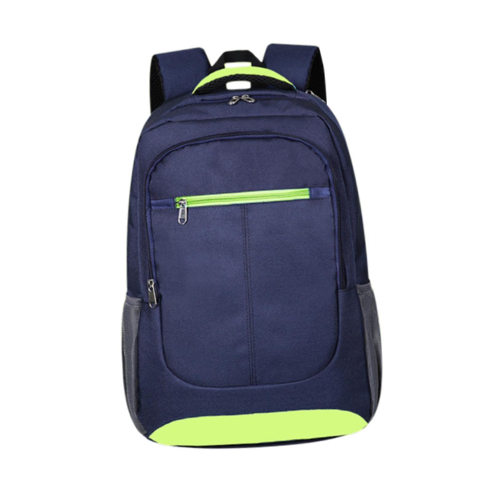 Tennis Bag Laptop Backpack Back Pack Duffel for Players Outdoor Training Dark Blue Green