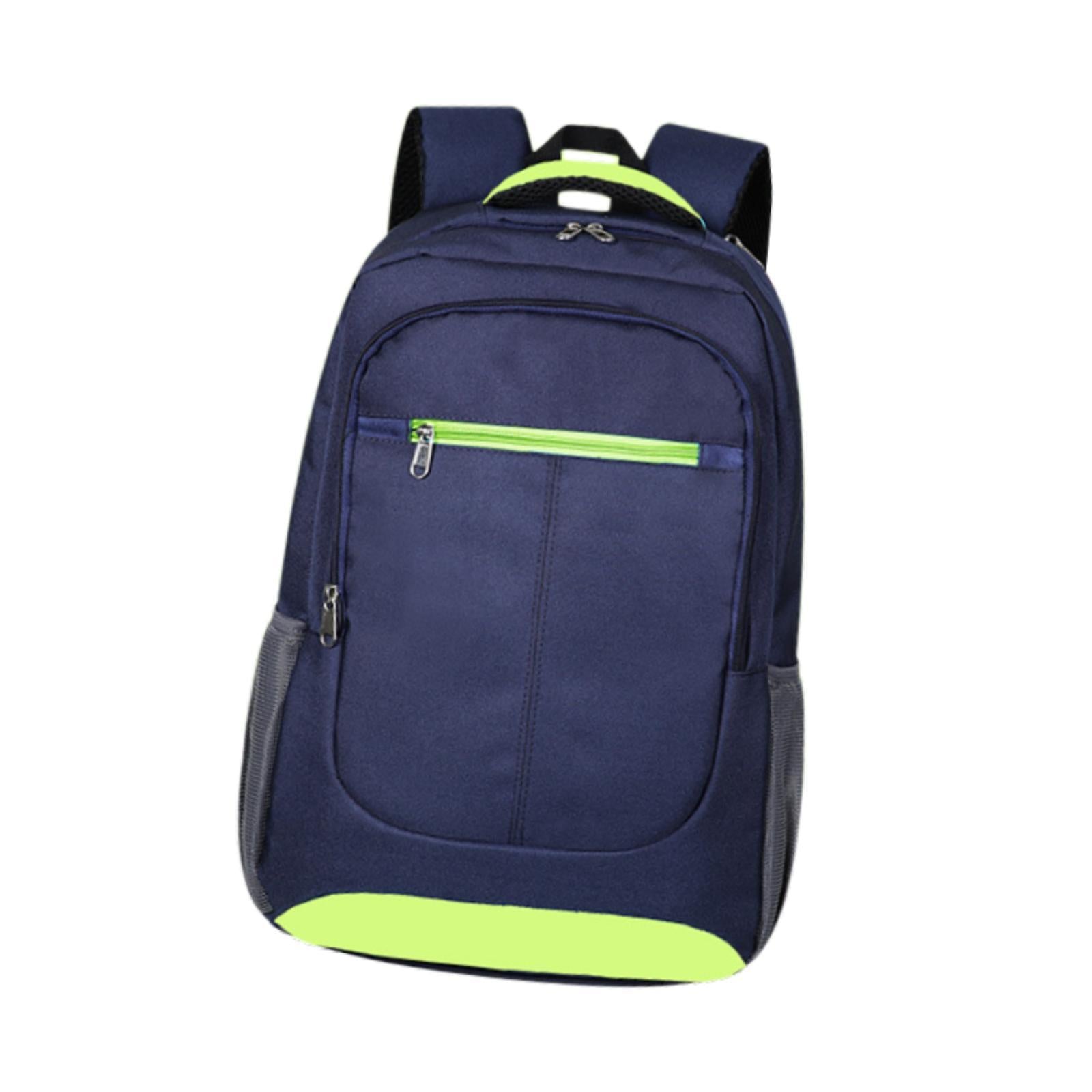 Tennis Bag Laptop Backpack Back Pack Duffel for Players Outdoor Training Dark Blue Green