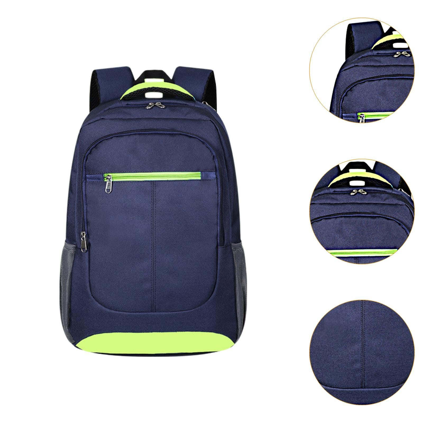Tennis Bag Laptop Backpack Back Pack Duffel for Players Outdoor Training Dark Blue Green