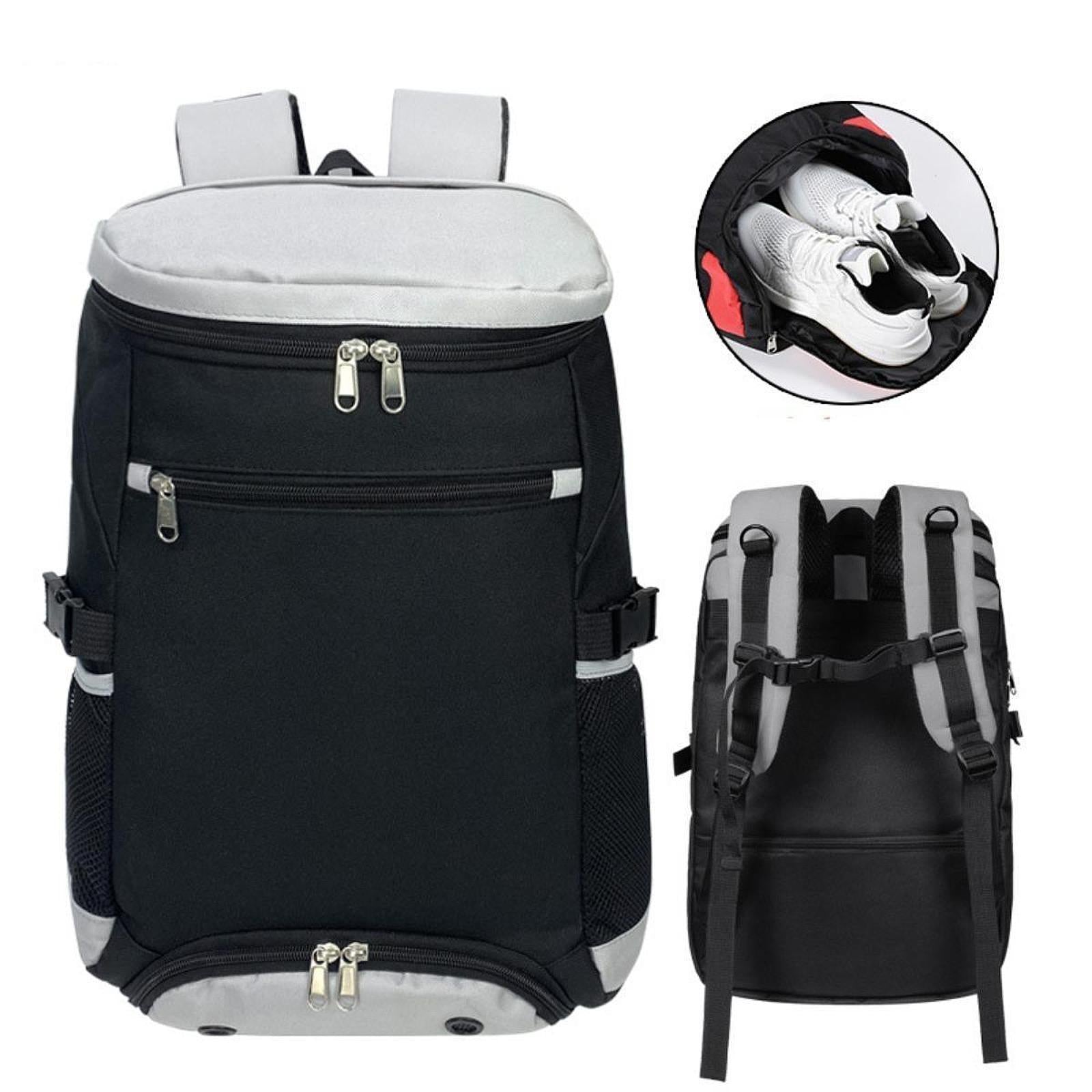 Tennis Bag Backpack Daypack Duffel for Outdoor Pickleball Badminton Racquets Black