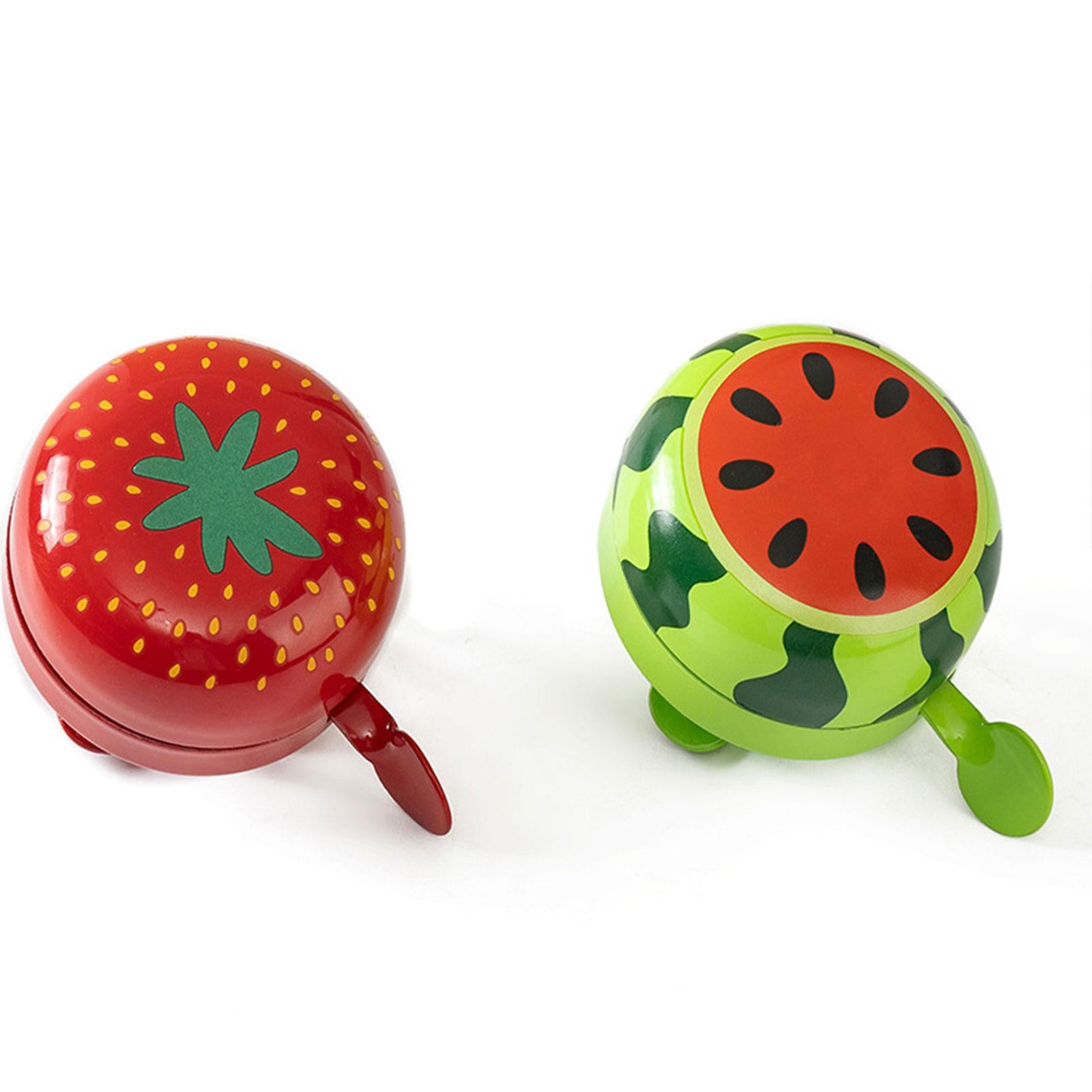 Kids Bike Bell Bicycle Handlebar Bell Novelty Fruit Shaped Cycling Bell Watermelon