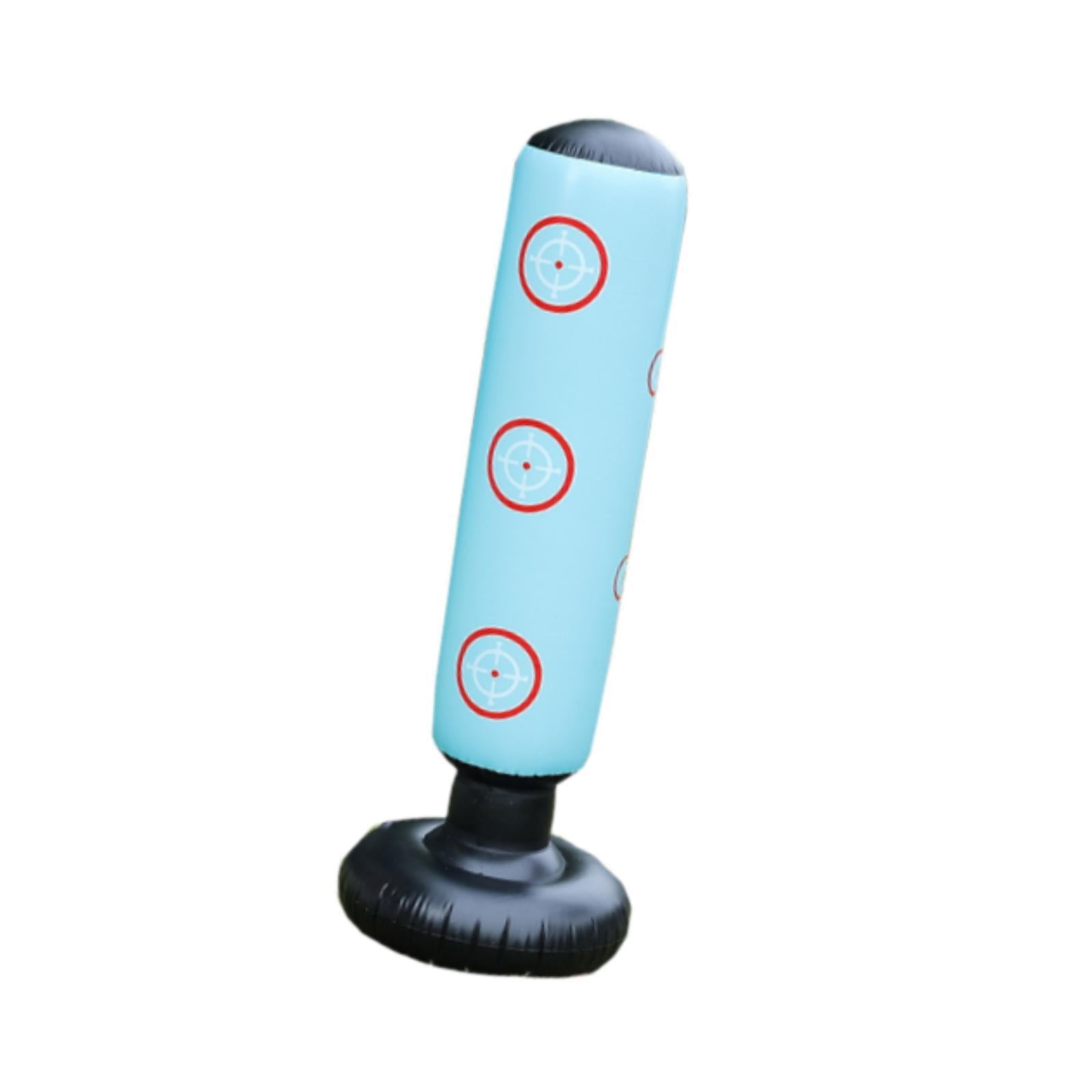 Inflatable Punch Bag Punchbag for Karate Practicing Indoor Outdoor Women Men Blue