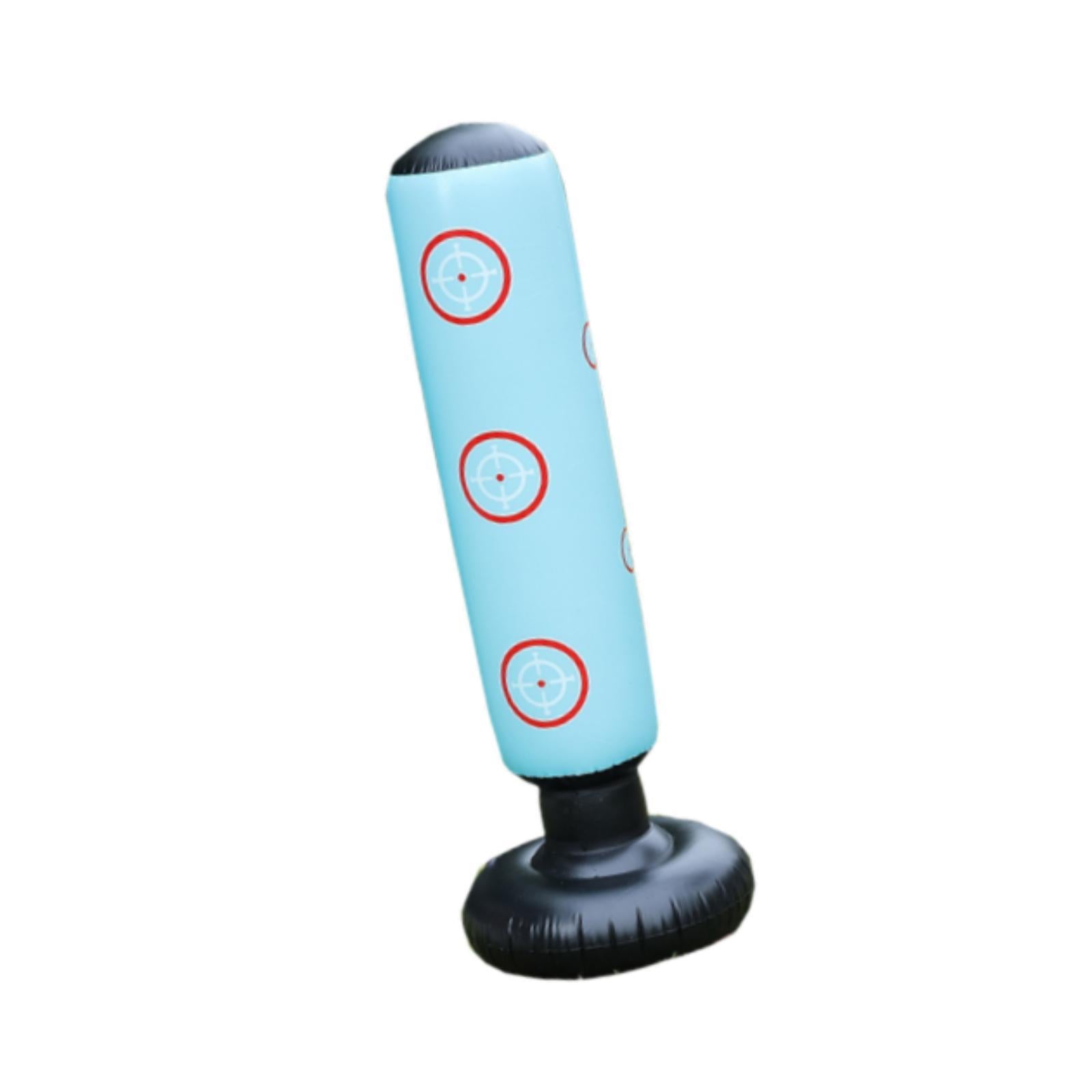 Inflatable Punch Bag Punchbag for Karate Practicing Indoor Outdoor Women Men Blue