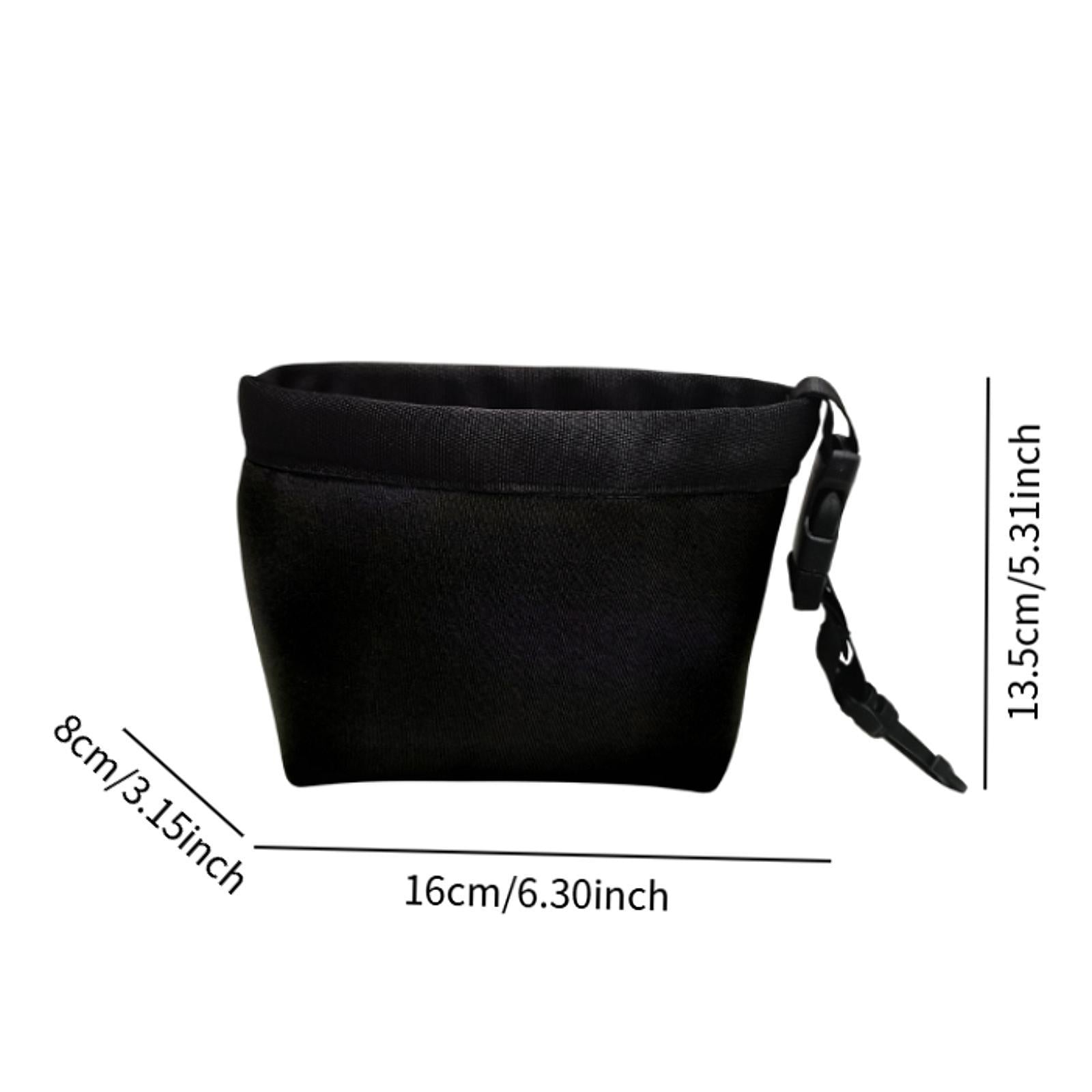 Golf Club Cleaning Bag Golf Ball Wiping Bag for Golf Training Outdoor Sports Black