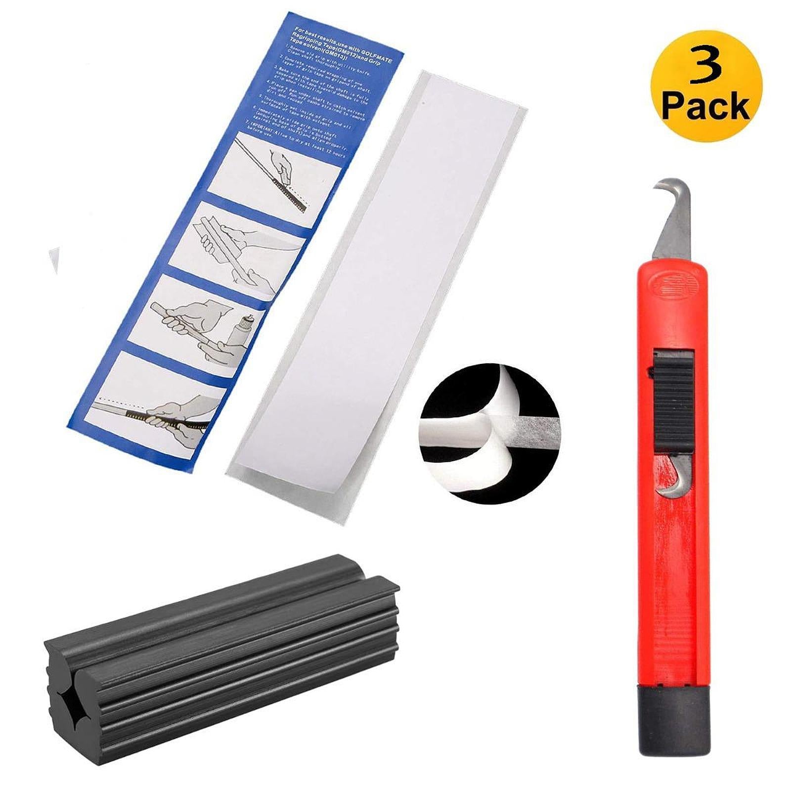 Golf Grip Kit Grip Change Remover AntiSlip Regrip Tools Golf Grip Repair Kit