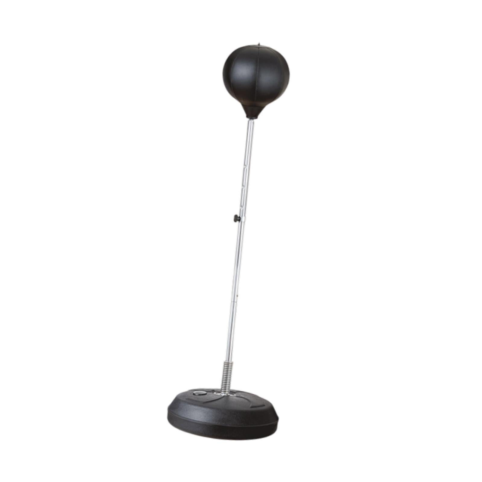 Punching Bag with Stand Stand up Sandbag Focus Reflex Ball Adjustable Height Black for Adults