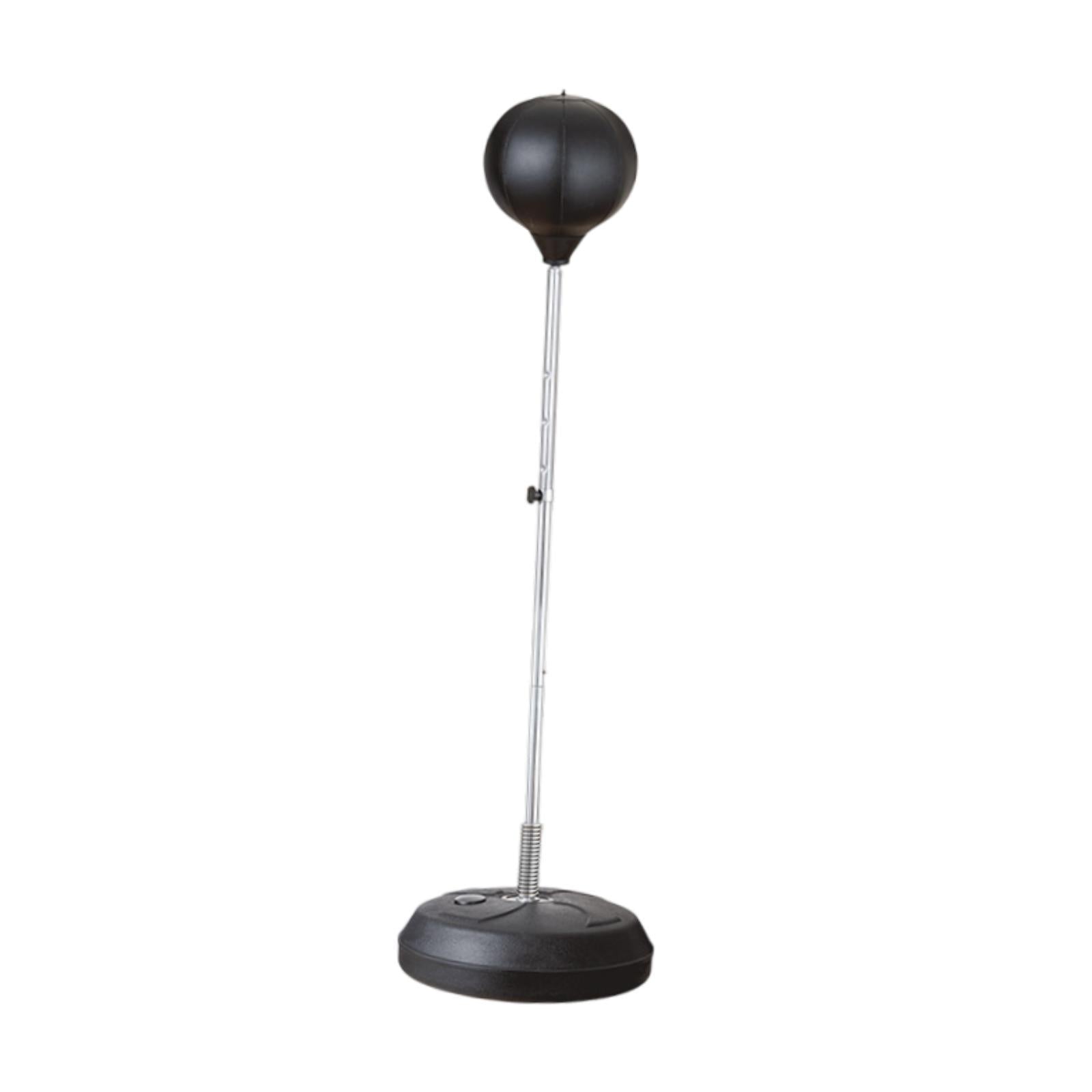 Punching Bag with Stand Stand up Sandbag Focus Reflex Ball Adjustable Height Black for Kids