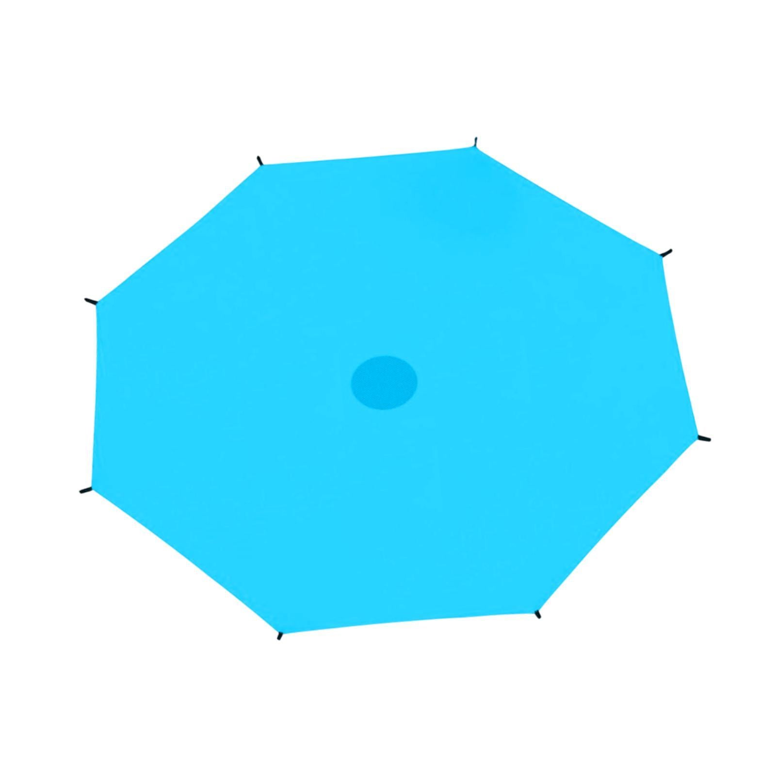 Trampoline Sunshade Cover Backyard Blue Playground Trampoline Sun Protection 3.06M