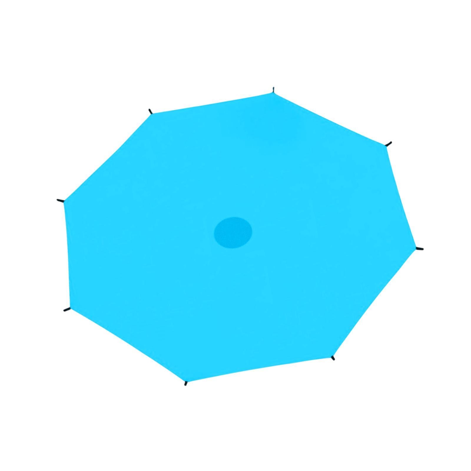 Trampoline Sunshade Cover Backyard Blue Playground Trampoline Sun Protection 3.66M