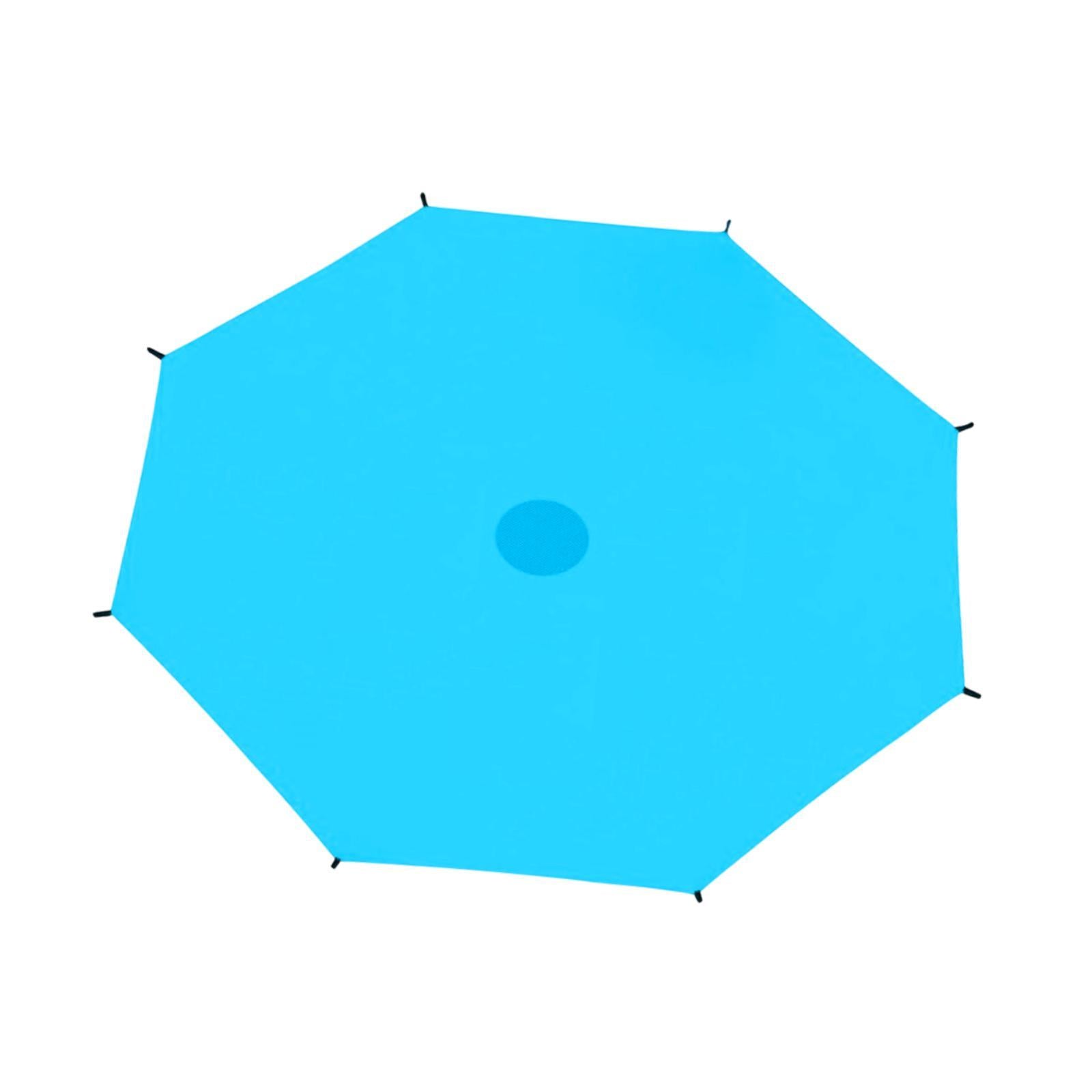 Trampoline Sunshade Cover Backyard Blue Playground Trampoline Sun Protection 3.66M