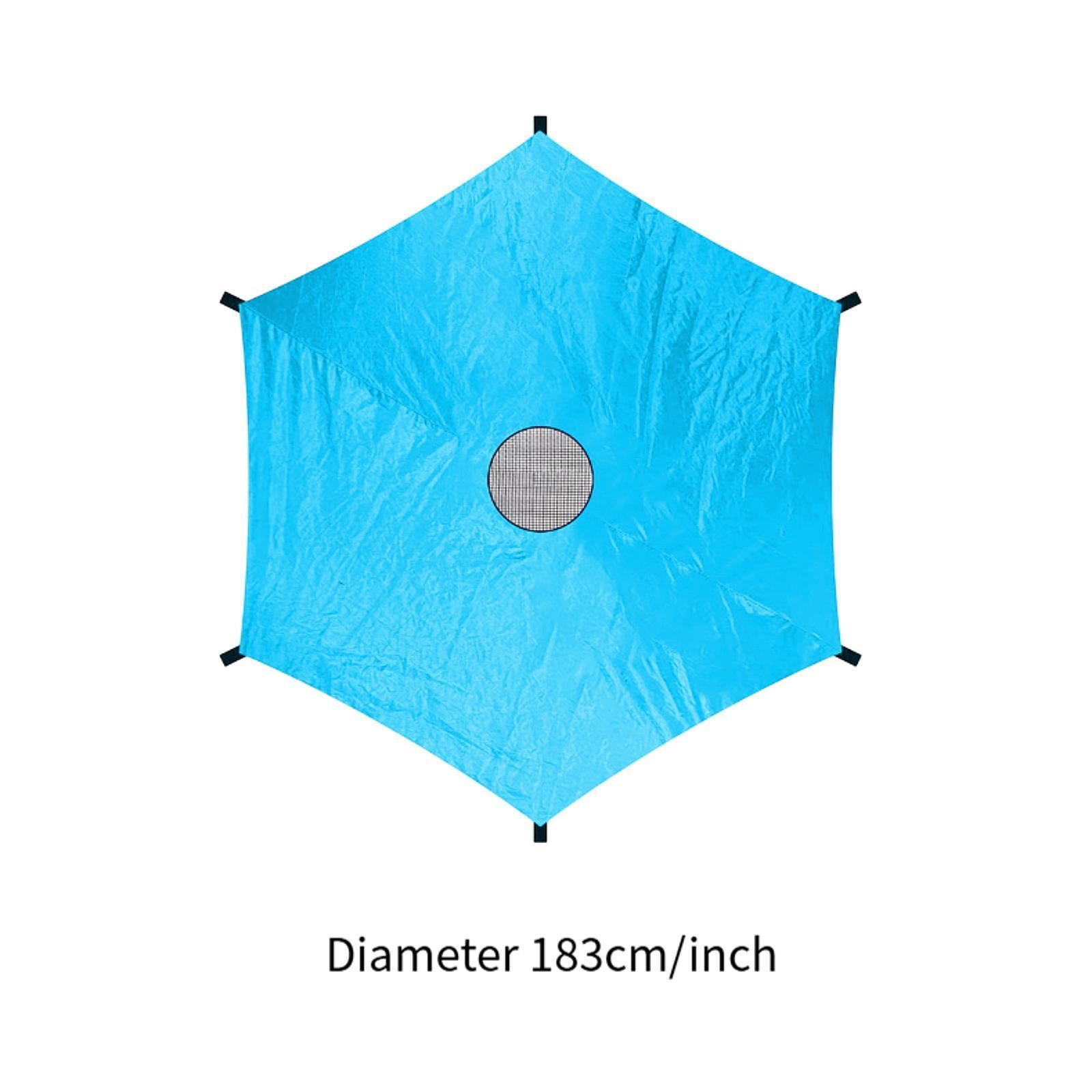 Trampoline Sunshade Cover Only Summer Backyard for 6 Poles Trampoline Awning 1.83M