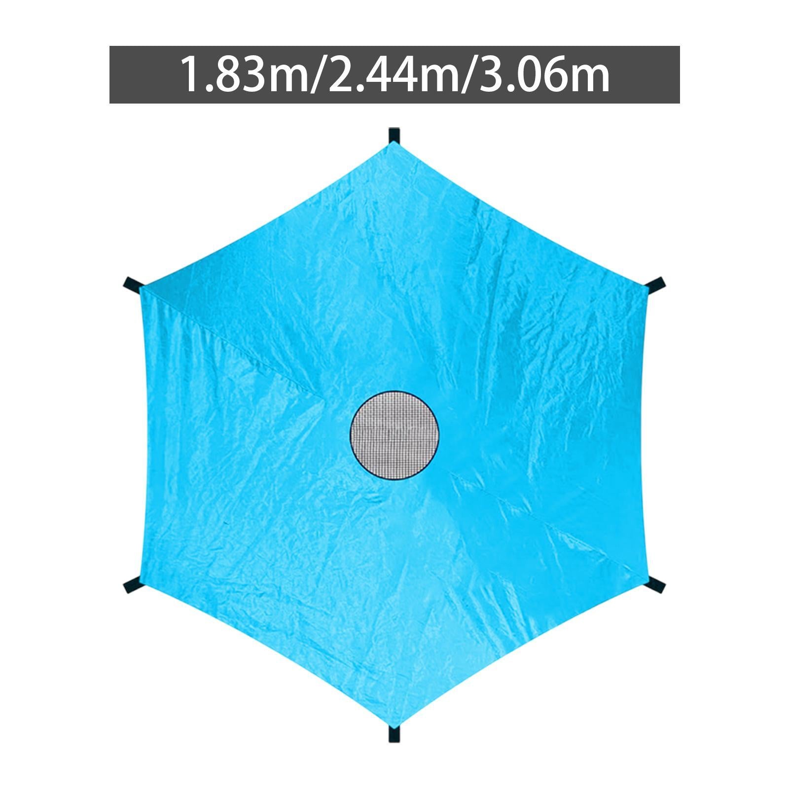 Trampoline Sunshade Cover Only Summer Backyard for 6 Poles Trampoline Awning 1.83M