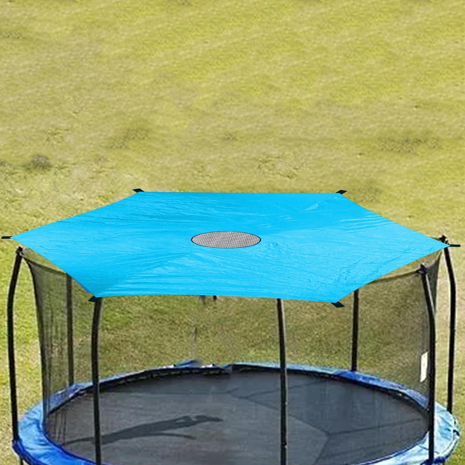 Trampoline Sunshade Cover Only Summer Backyard for 6 Poles Trampoline Awning 2.44M