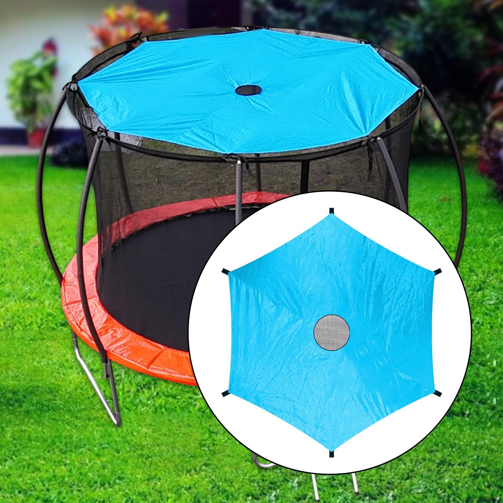 Trampoline Sunshade Cover Only Summer Backyard for 6 Poles Trampoline Awning 3.06M