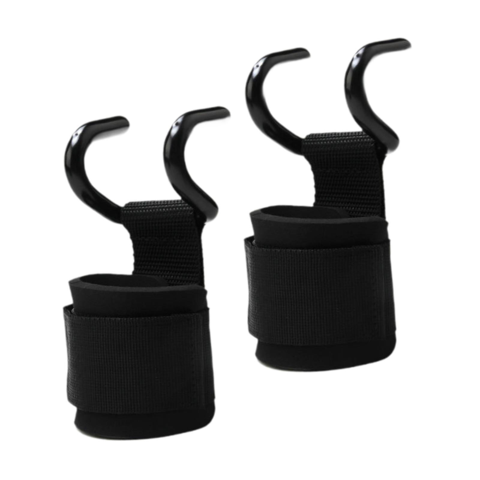 2Pcs Weight Lifting Hooks Portable Gym Glove for Deadlift Power Lifting Rows