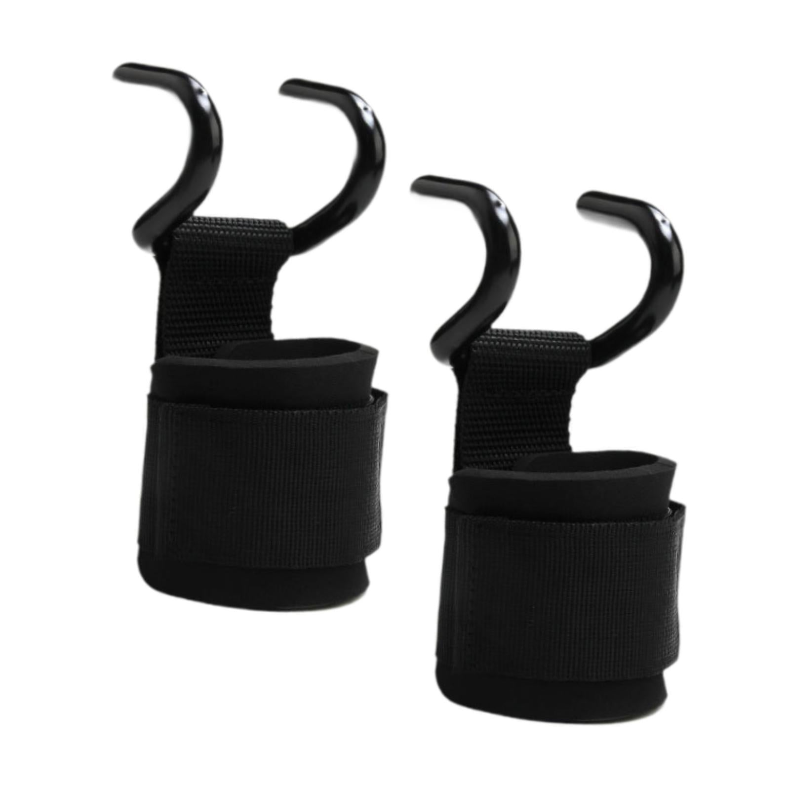 2Pcs Weight Lifting Hooks Portable Gym Glove for Deadlift Power Lifting Rows