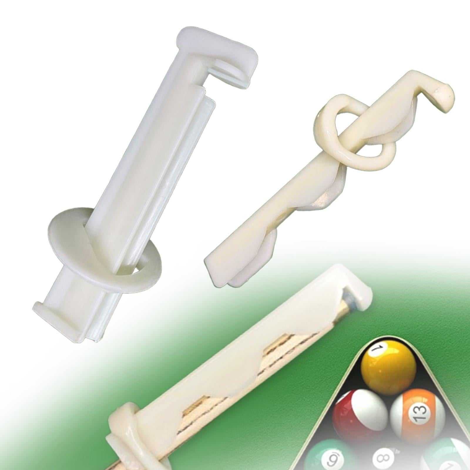 3 Pieces Cue Tips Clamp Club Tips Supplies Portable Pool Cue Tip Repair Tool Length 120mm