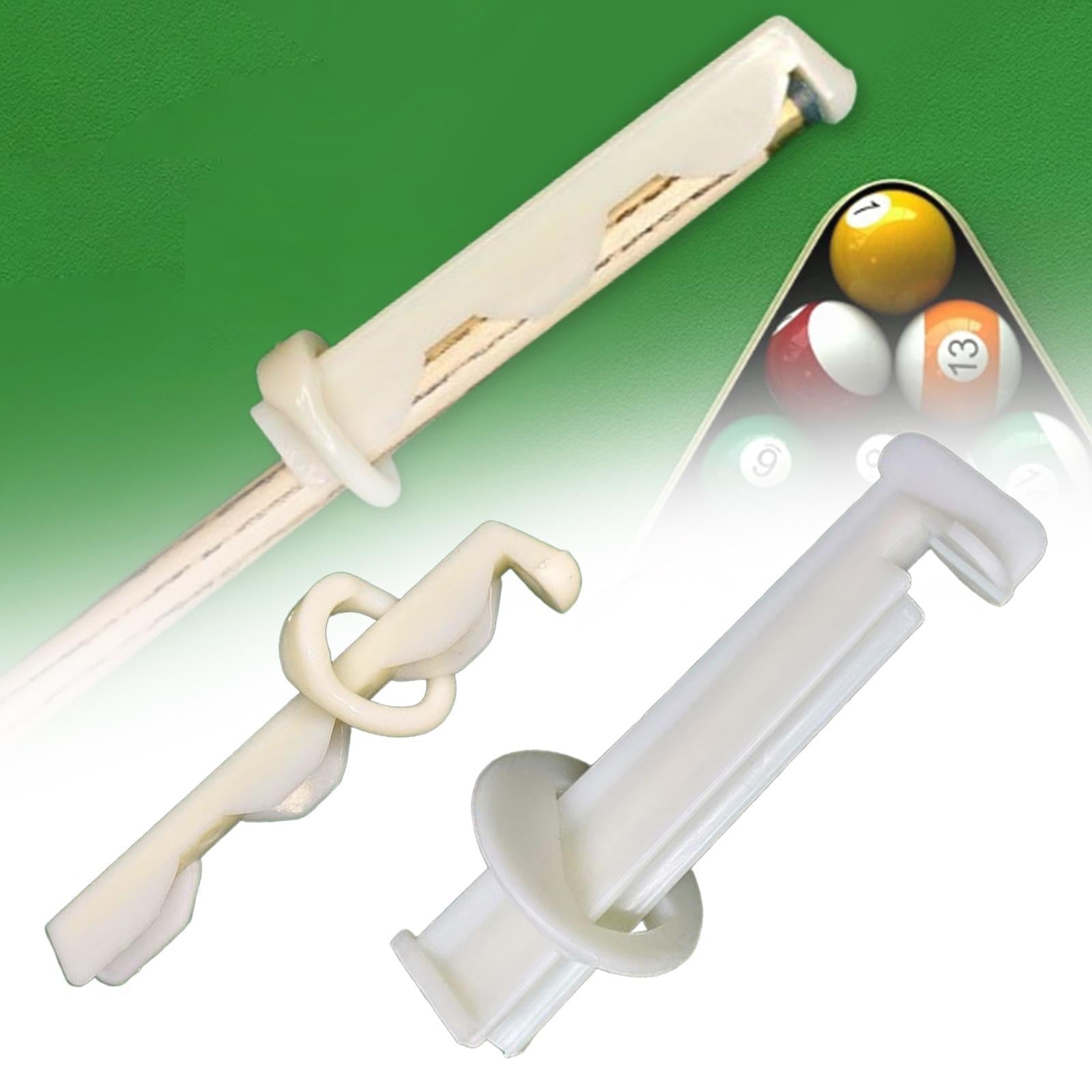 3 Pieces Cue Tips Clamp Club Tips Supplies Portable Pool Cue Tip Repair Tool Length 120mm