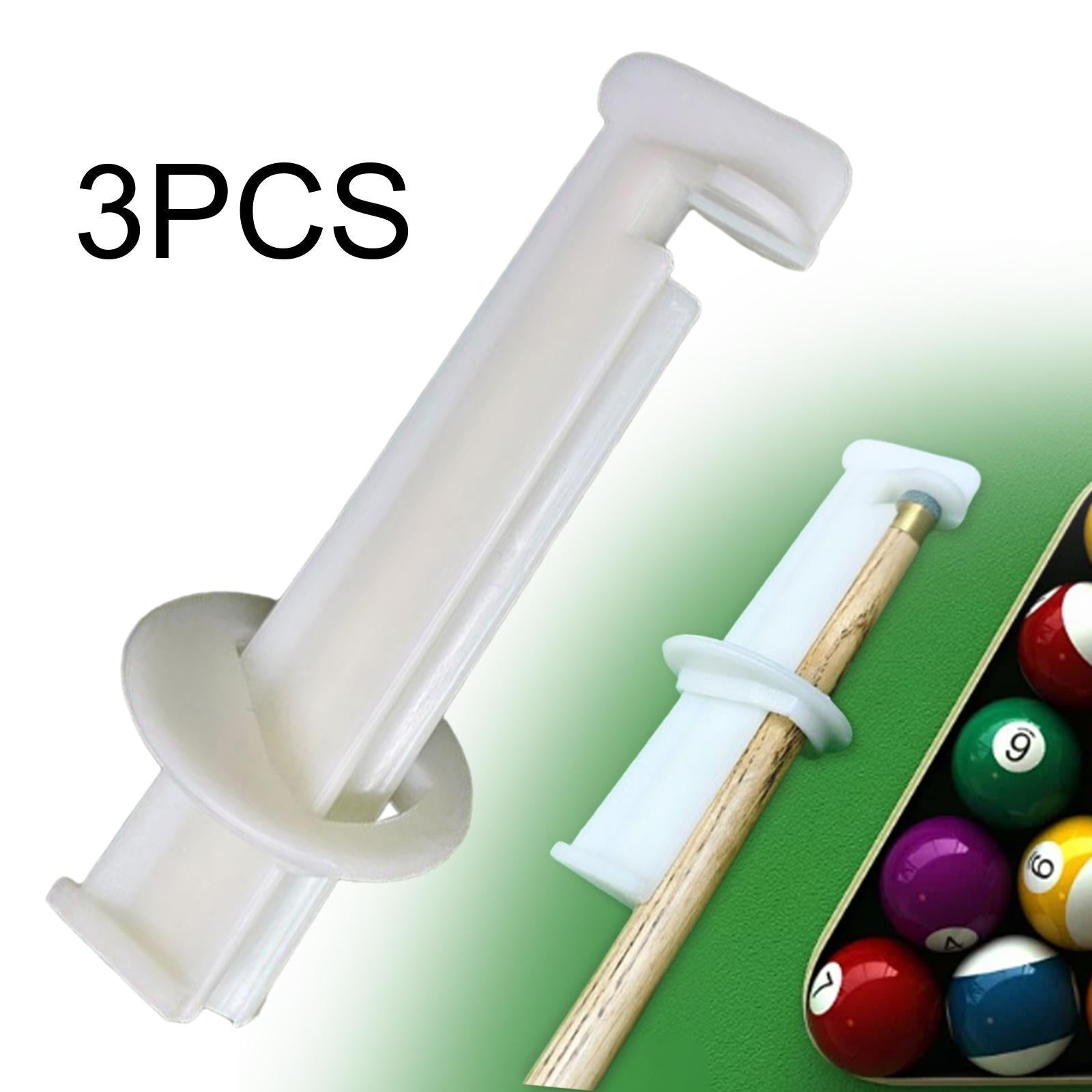 3 Pieces Cue Tips Clamp Club Tips Supplies Portable Pool Cue Tip Repair Tool Length 125mm