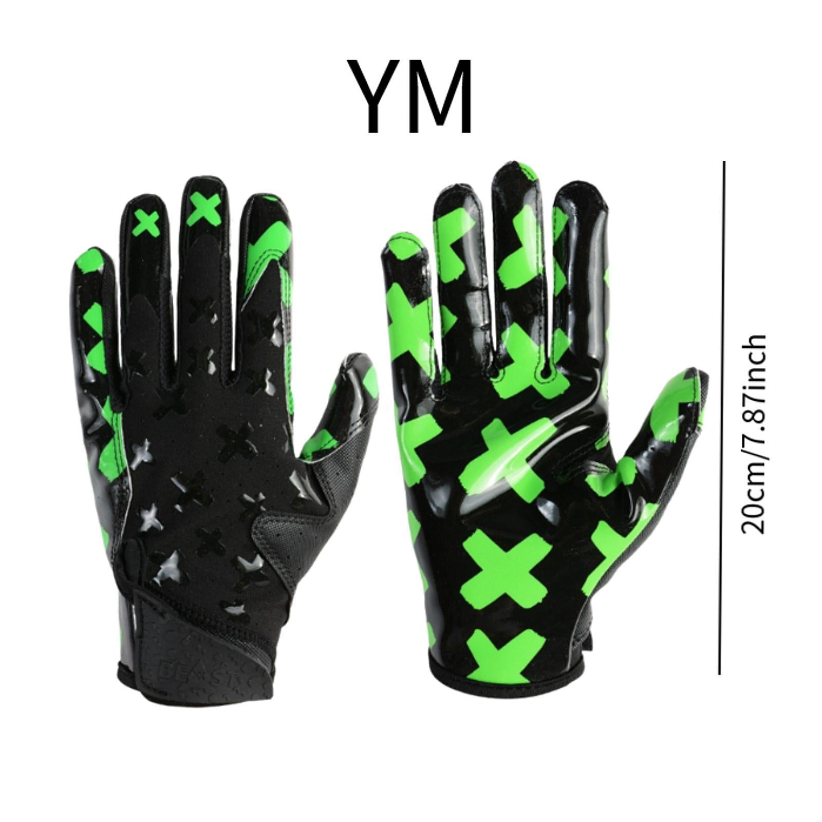 American Football Gloves Outdoor Anti Slip Men Women Breathable Rugby Gloves YM