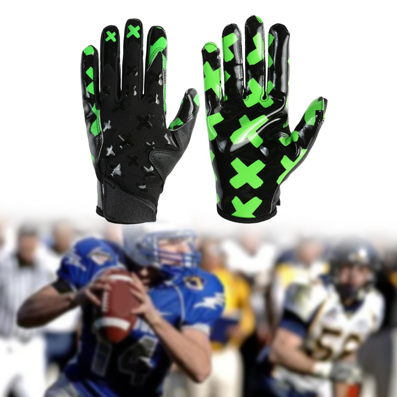 American Football Gloves Outdoor Anti Slip Men Women Breathable Rugby Gloves YL