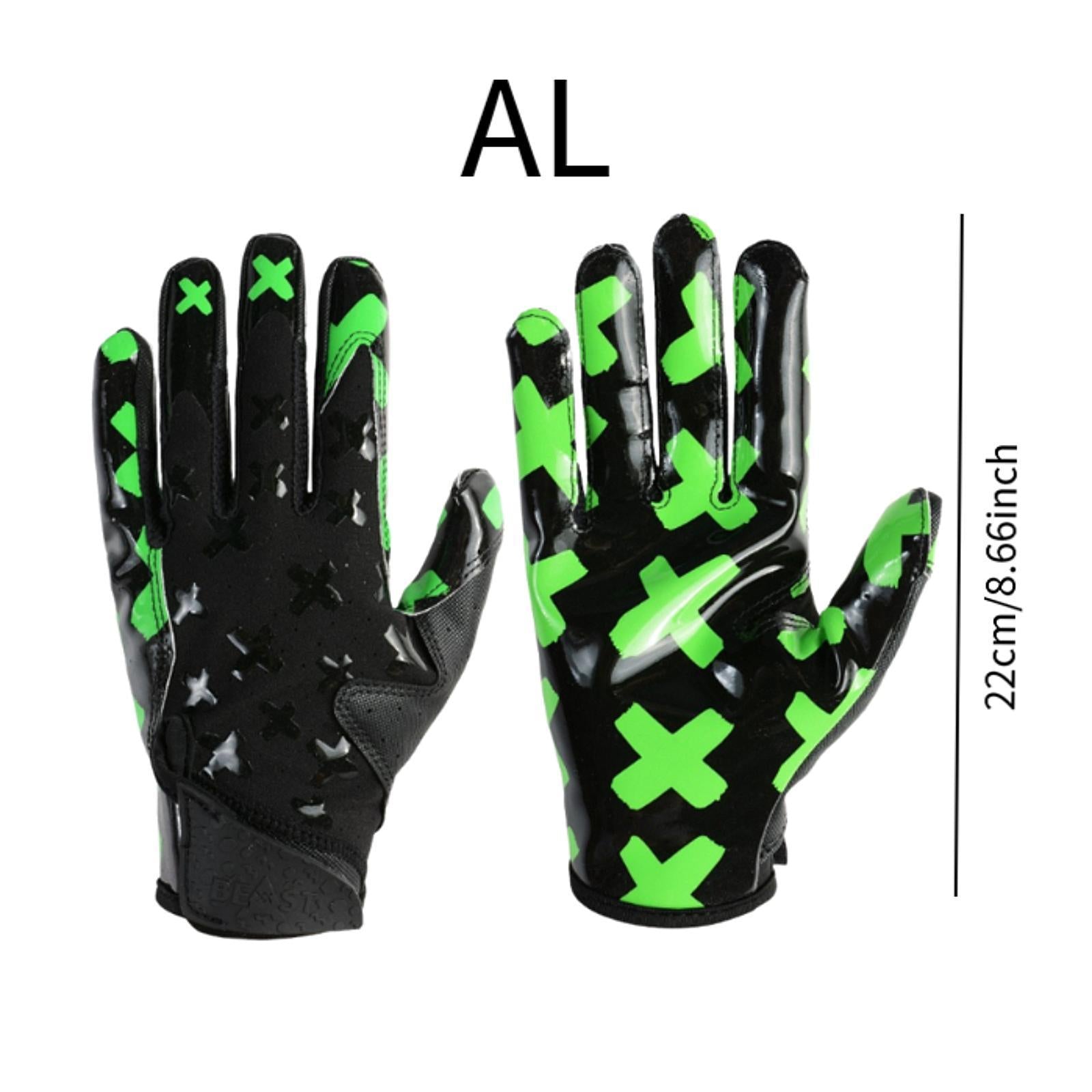 American Football Gloves Outdoor Anti Slip Men Women Breathable Rugby Gloves AL