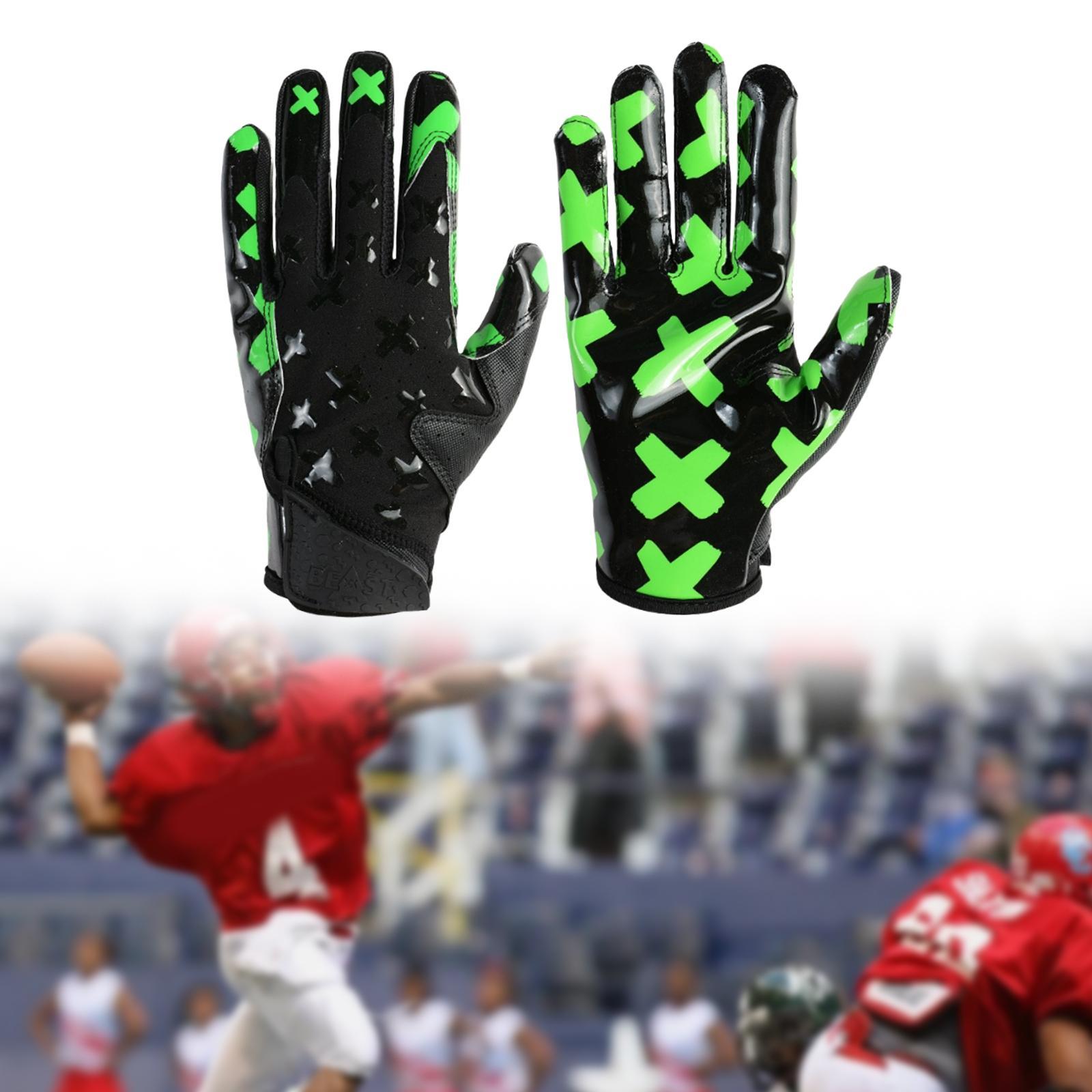 American Football Gloves Outdoor Anti Slip Men Women Breathable Rugby Gloves AXL