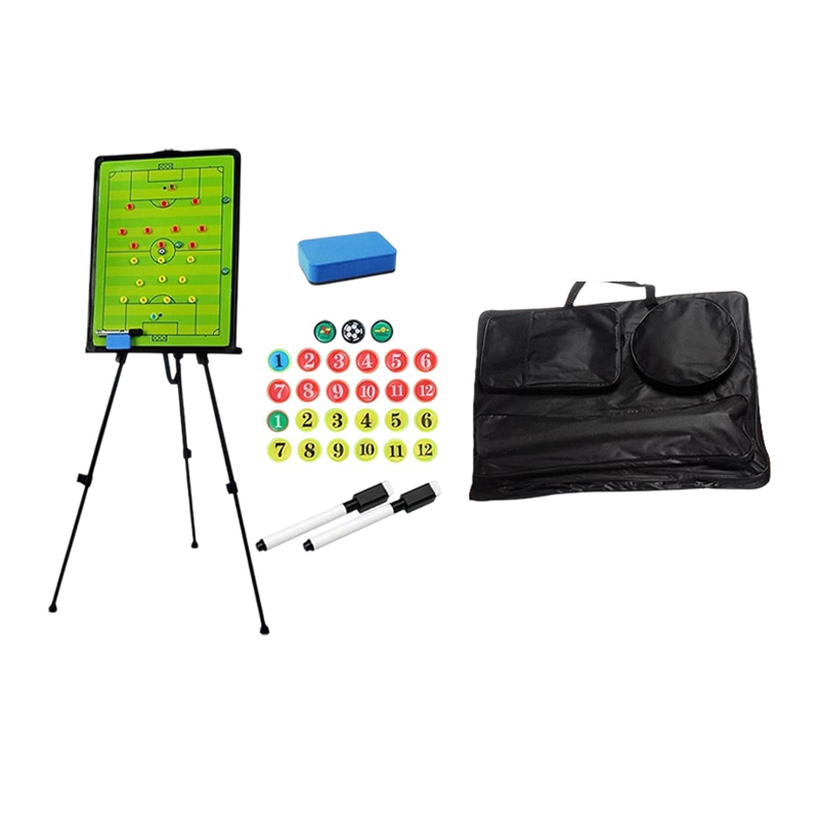 Soccer Coaching Board with Tripod for Competition, Techniques, Strategizing