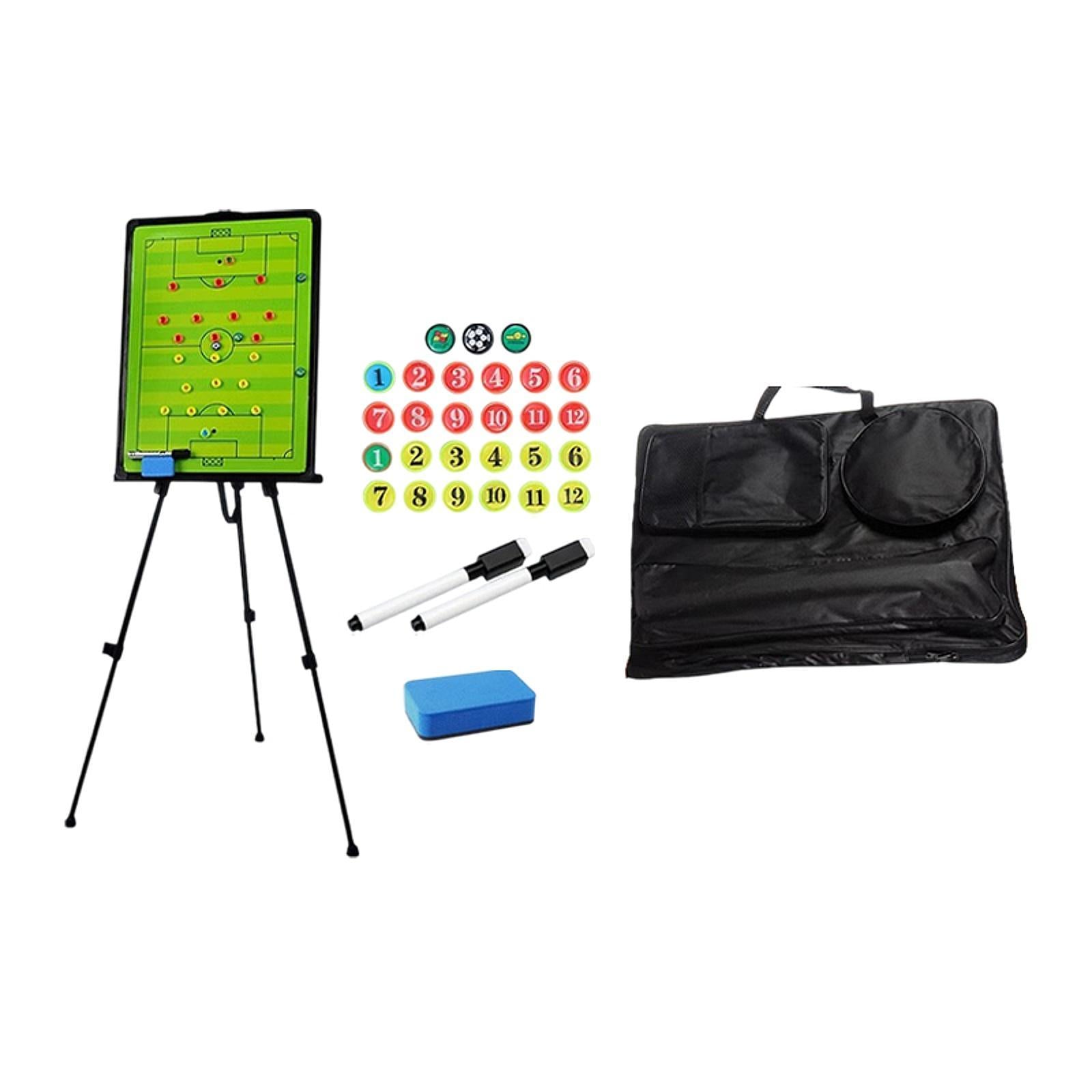 Soccer Coaching Board with Tripod for Competition, Techniques, Strategizing