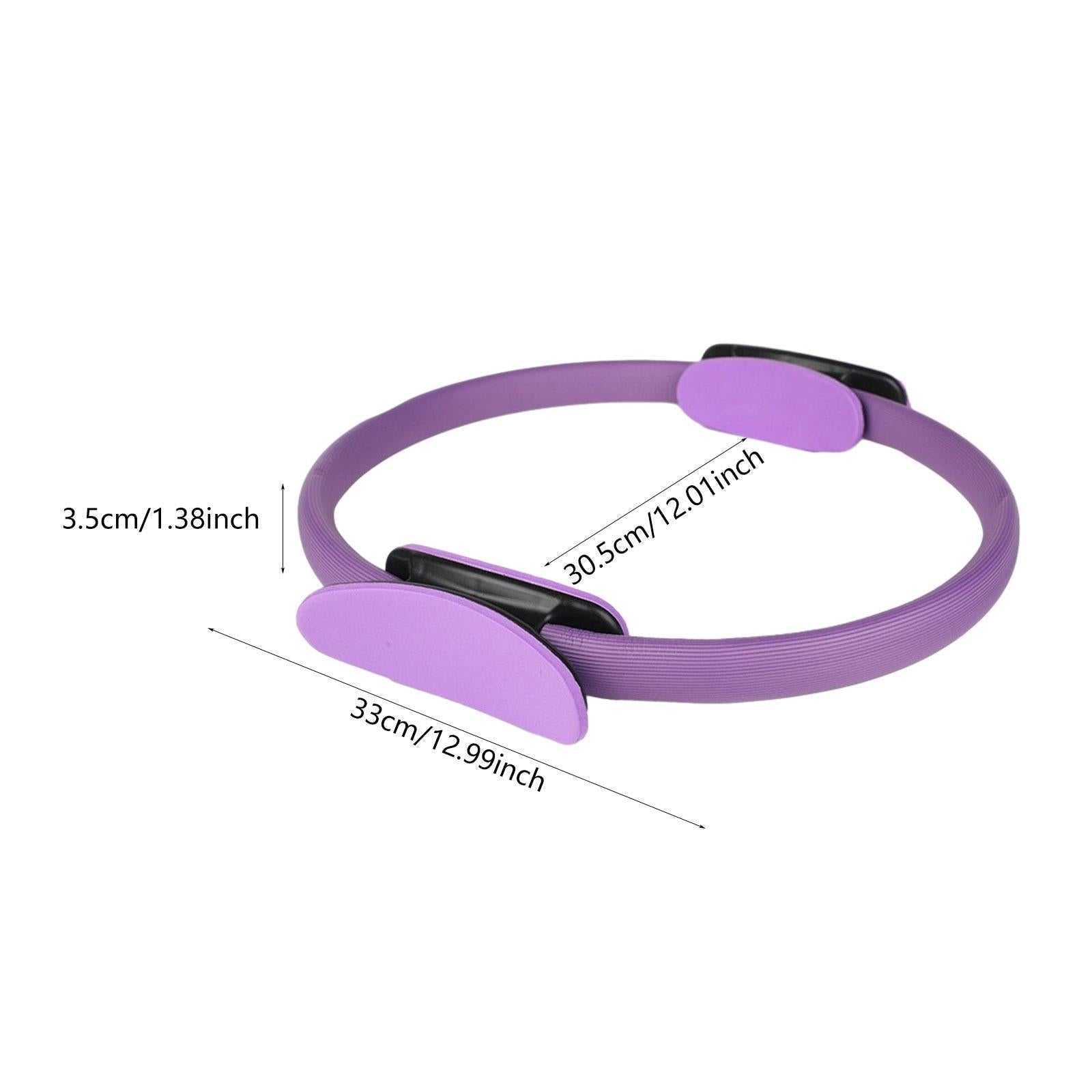 Pilates Ring Circle Workout for Women Men for Back Abdominal Muscle Shoulder Purple