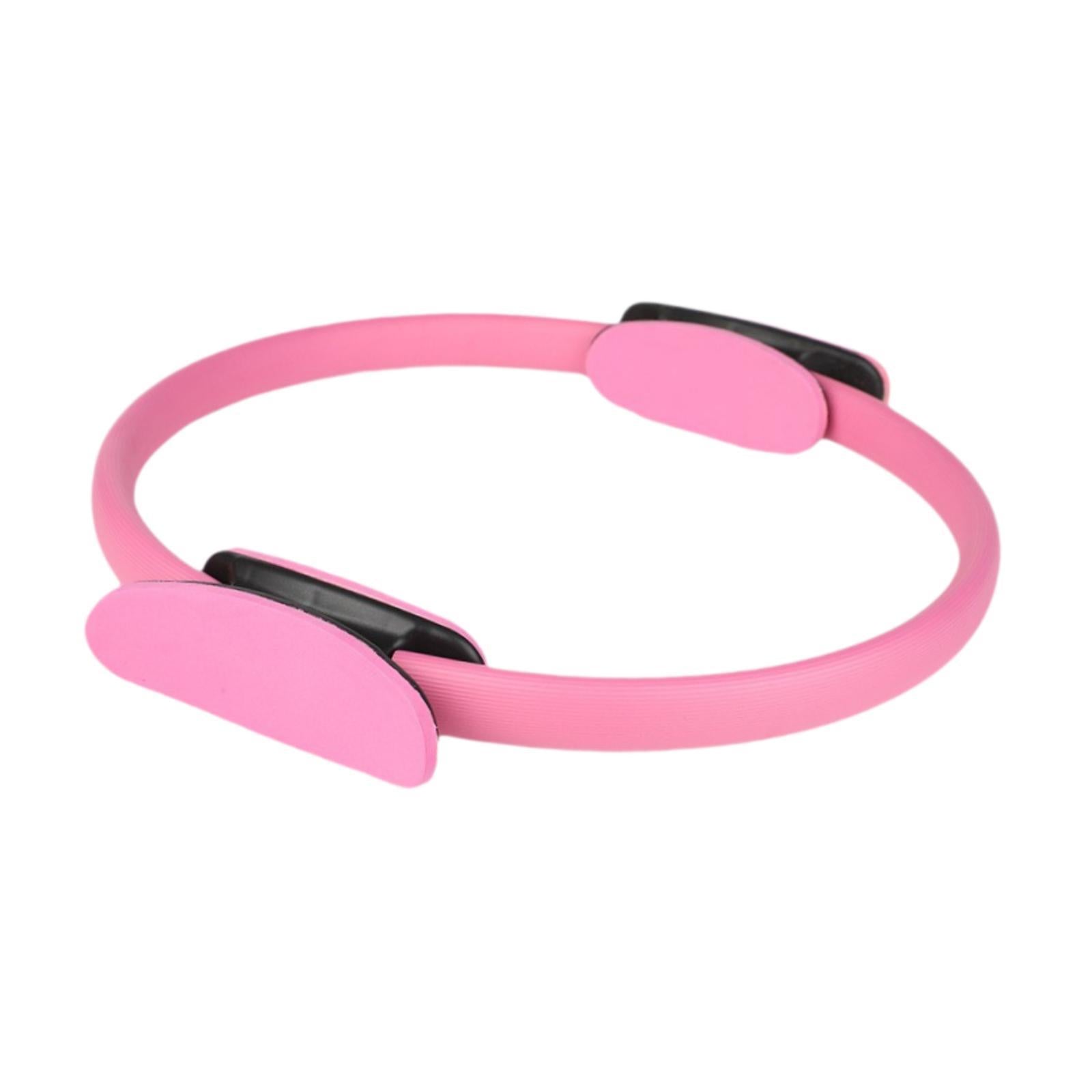 Pilates Ring Circle Workout for Women Men for Back Abdominal Muscle Shoulder Pink
