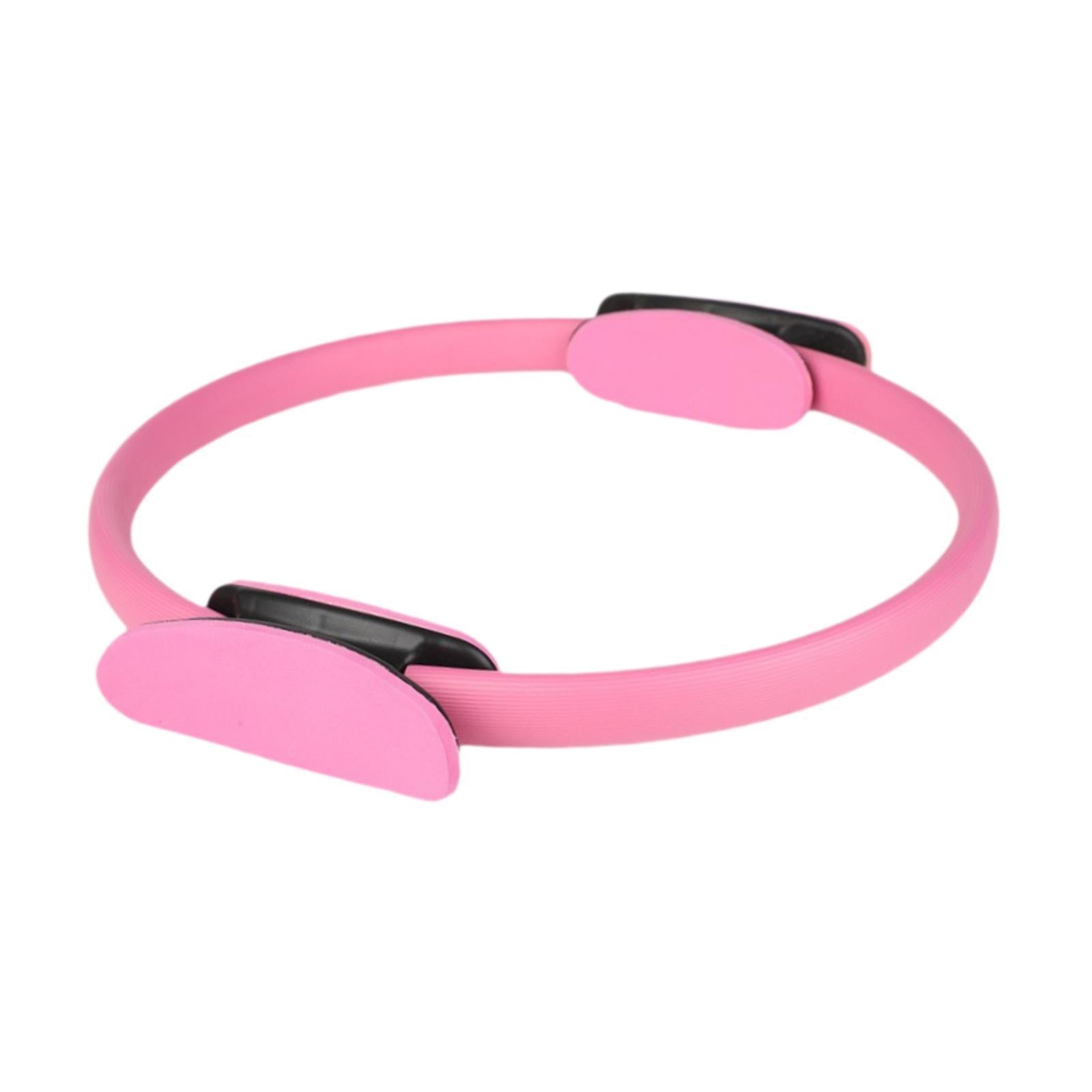 Pilates Ring Circle Workout for Women Men for Back Abdominal Muscle Shoulder Pink